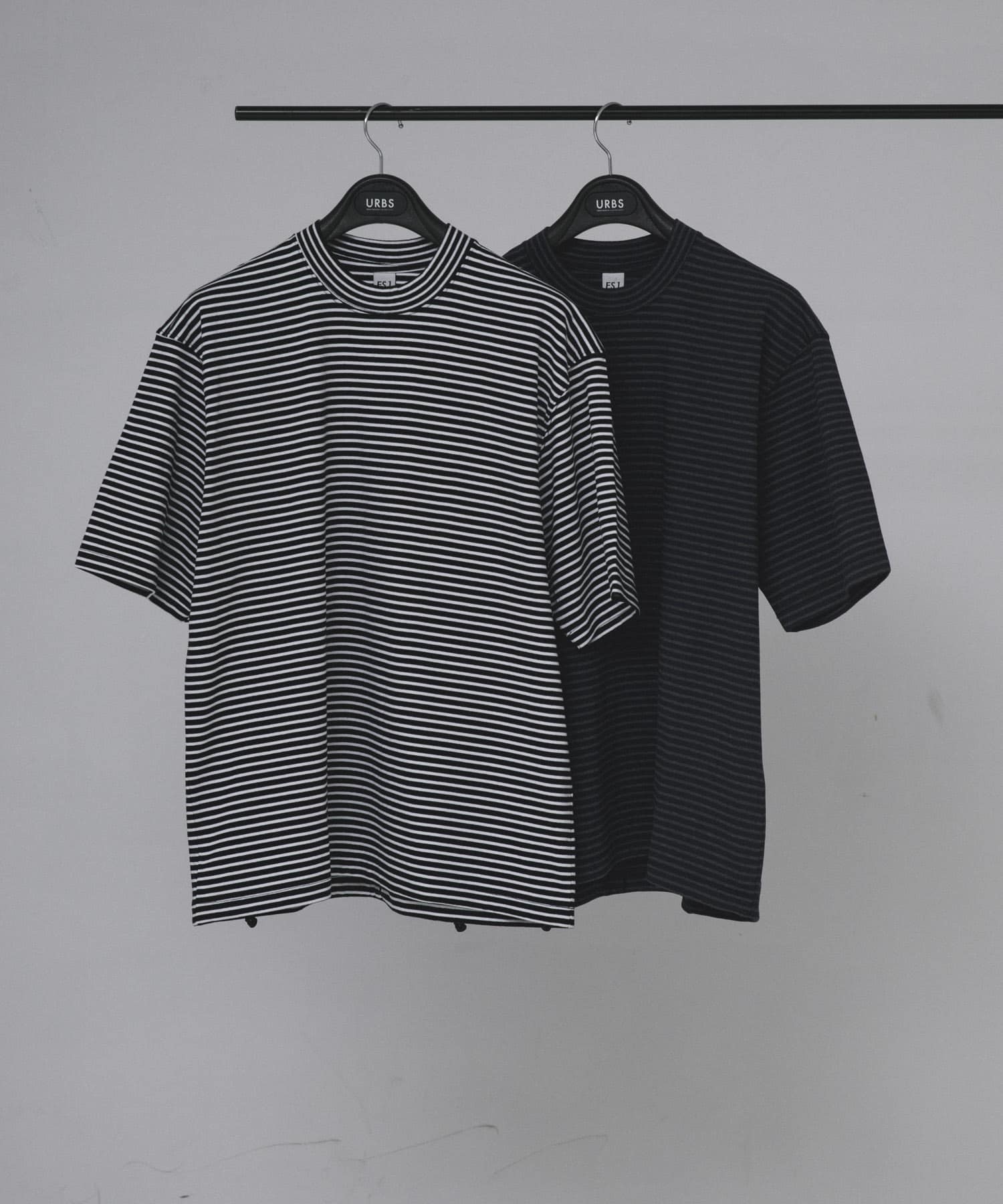 ES.1　Border SS T-shirts BK border M