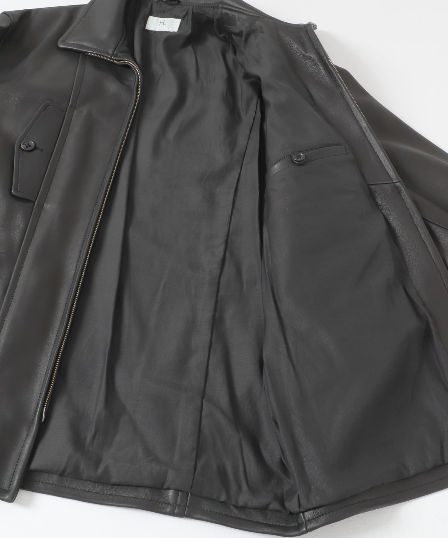 HERILL　Lambnaked Jacket Black 1