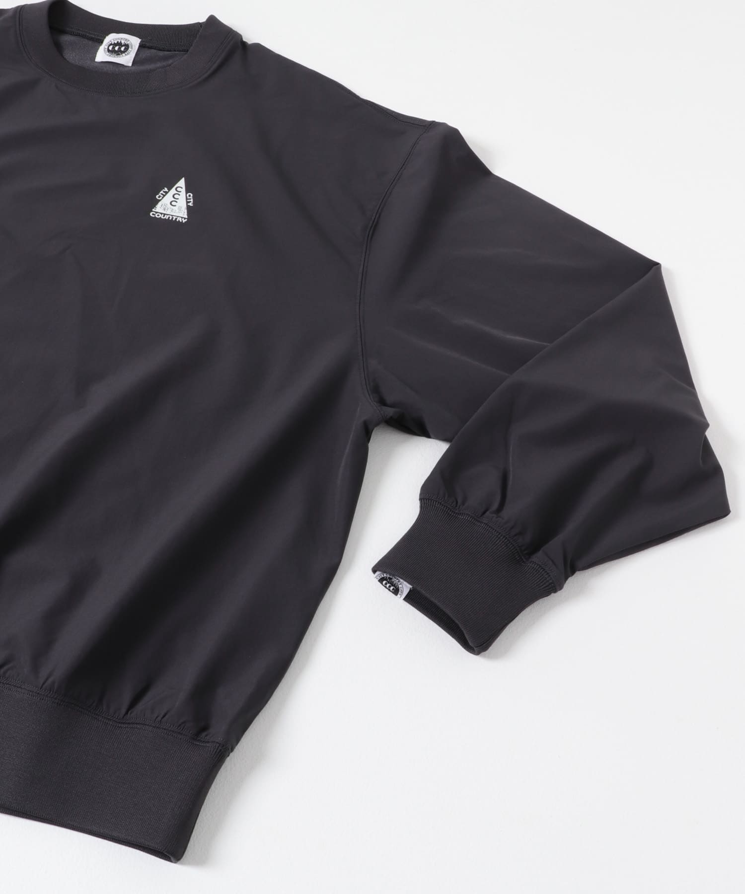 CITY COUNTRY CITY　STRETCH CREWNECK C/GRAY L