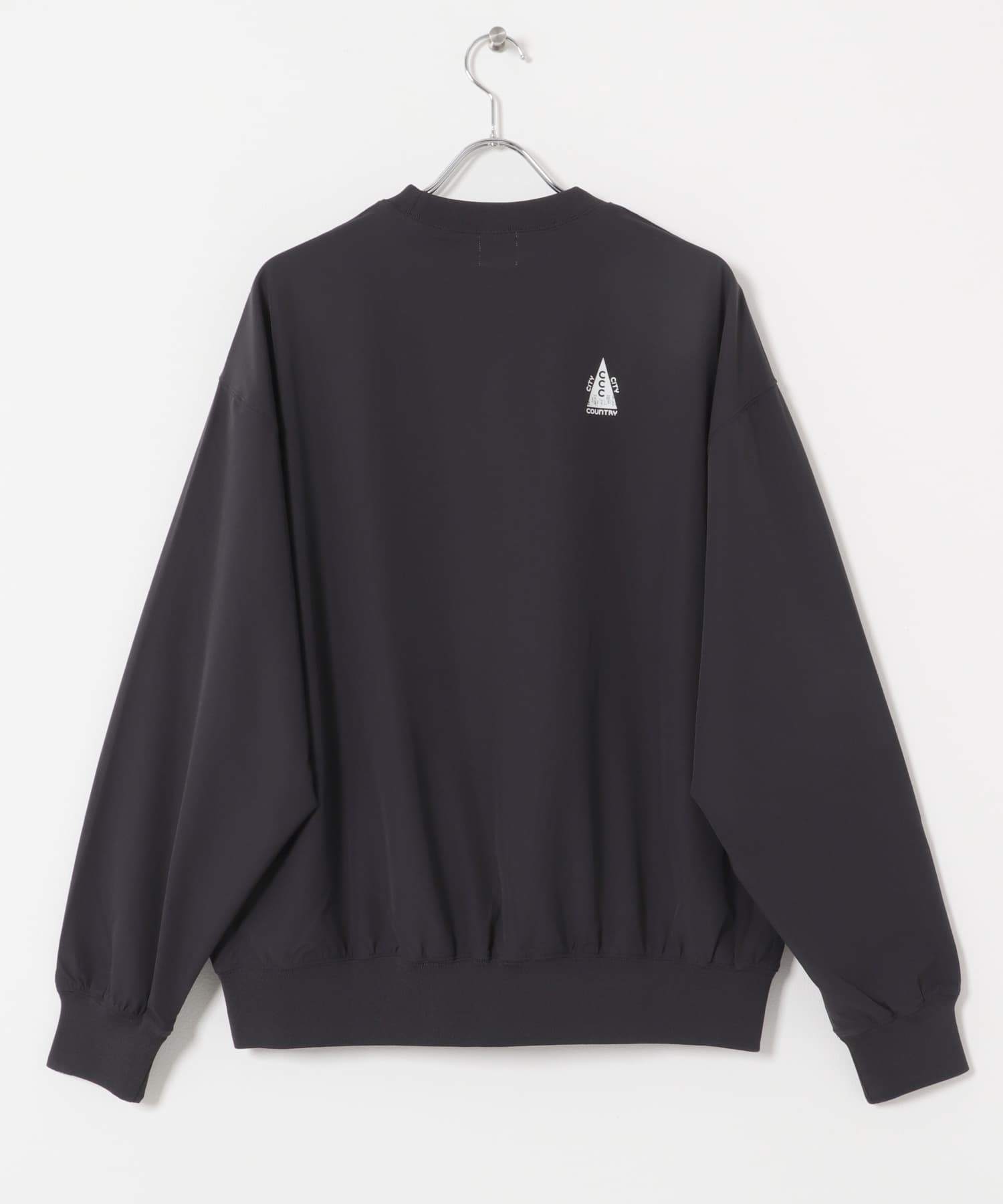CITY COUNTRY CITY　STRETCH CREWNECK C/GRAY L