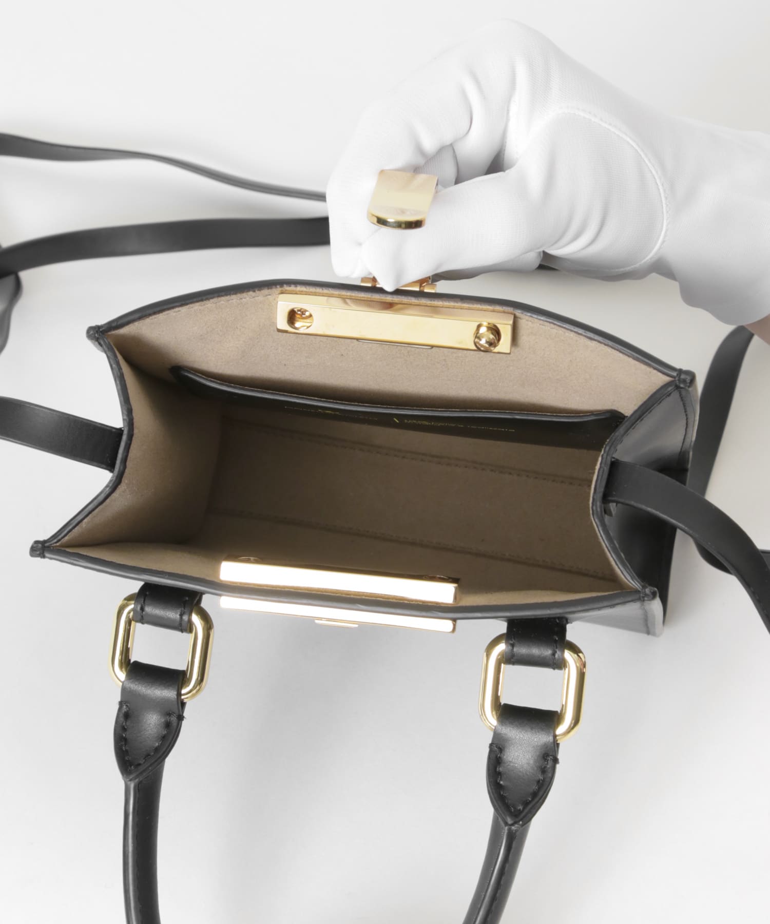 zanchetti　ZETA CROSSBODY HANDLE NERO FREE