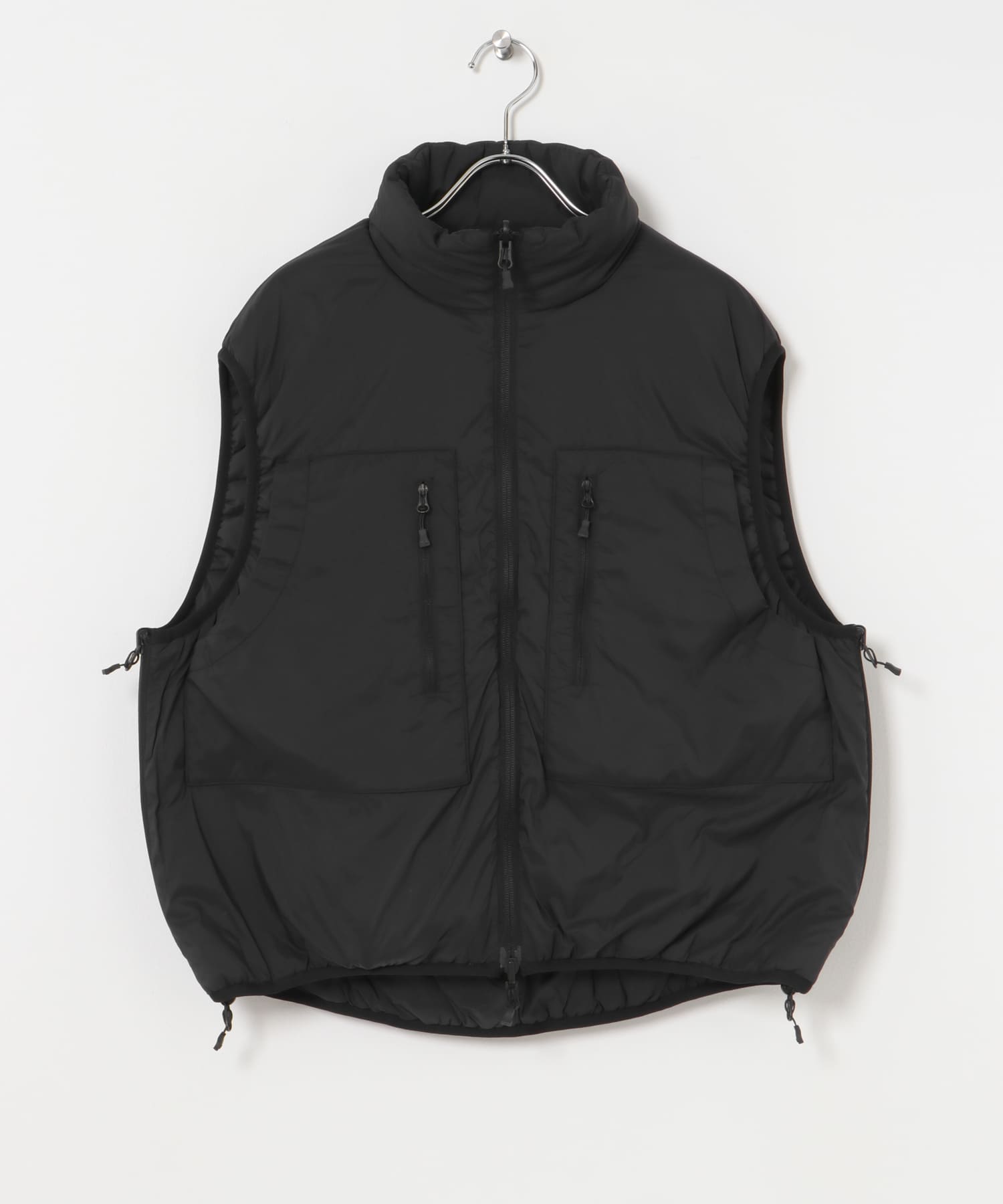 DAIWA PIER39　W's TECH REVERSIBLE CLIMBERS PUFFVEST BLACK FREE