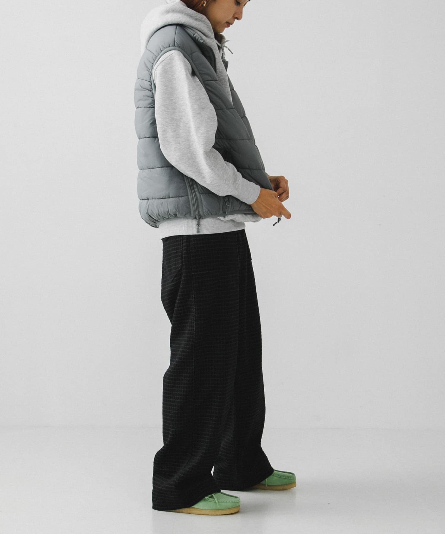 DAIWA PIER39 W's TECH REVERSIBLE CLIMBERS PUFFVEST(FREE LT.GRAY