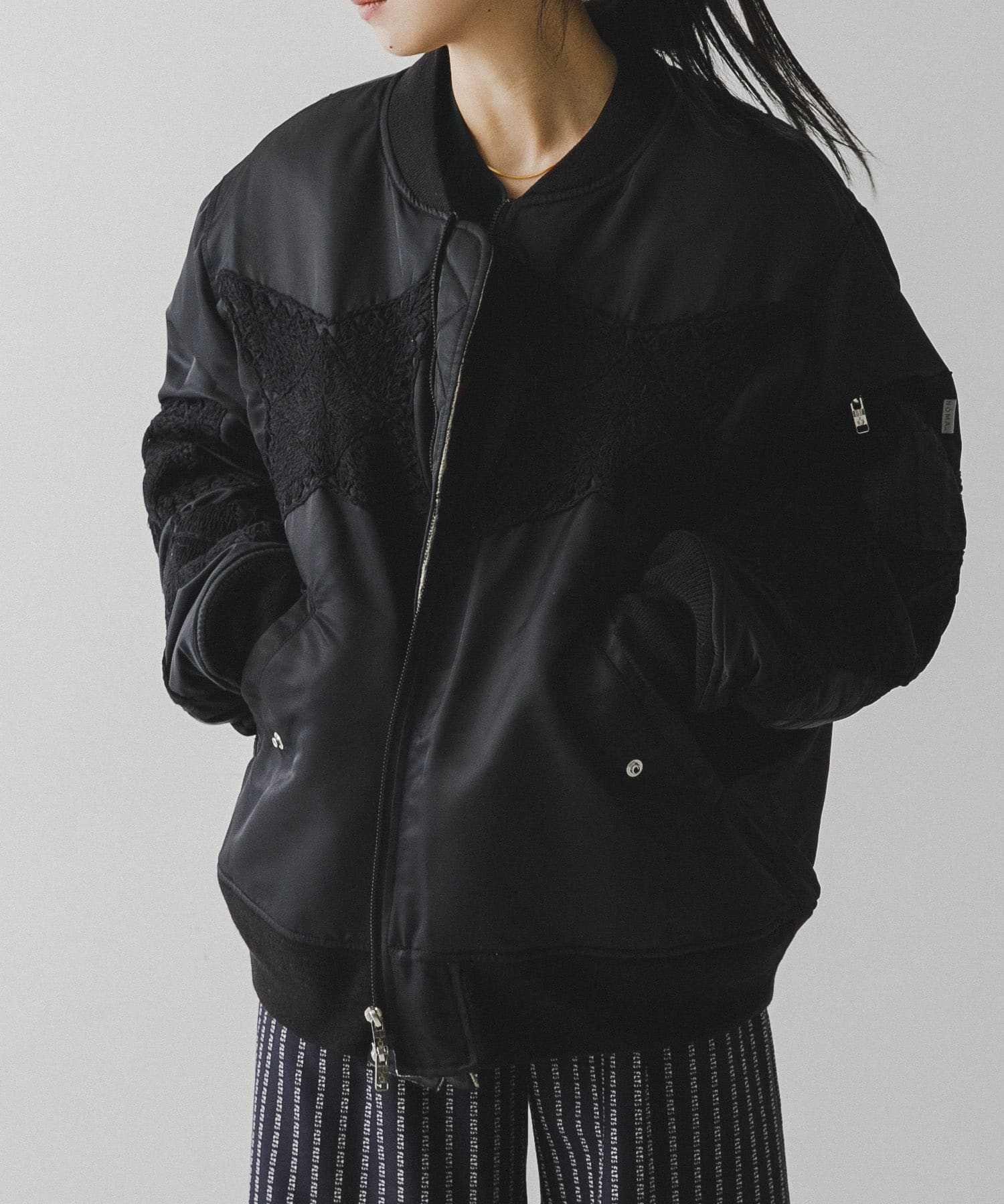 NOMA.　Embroidery Flight Jacket