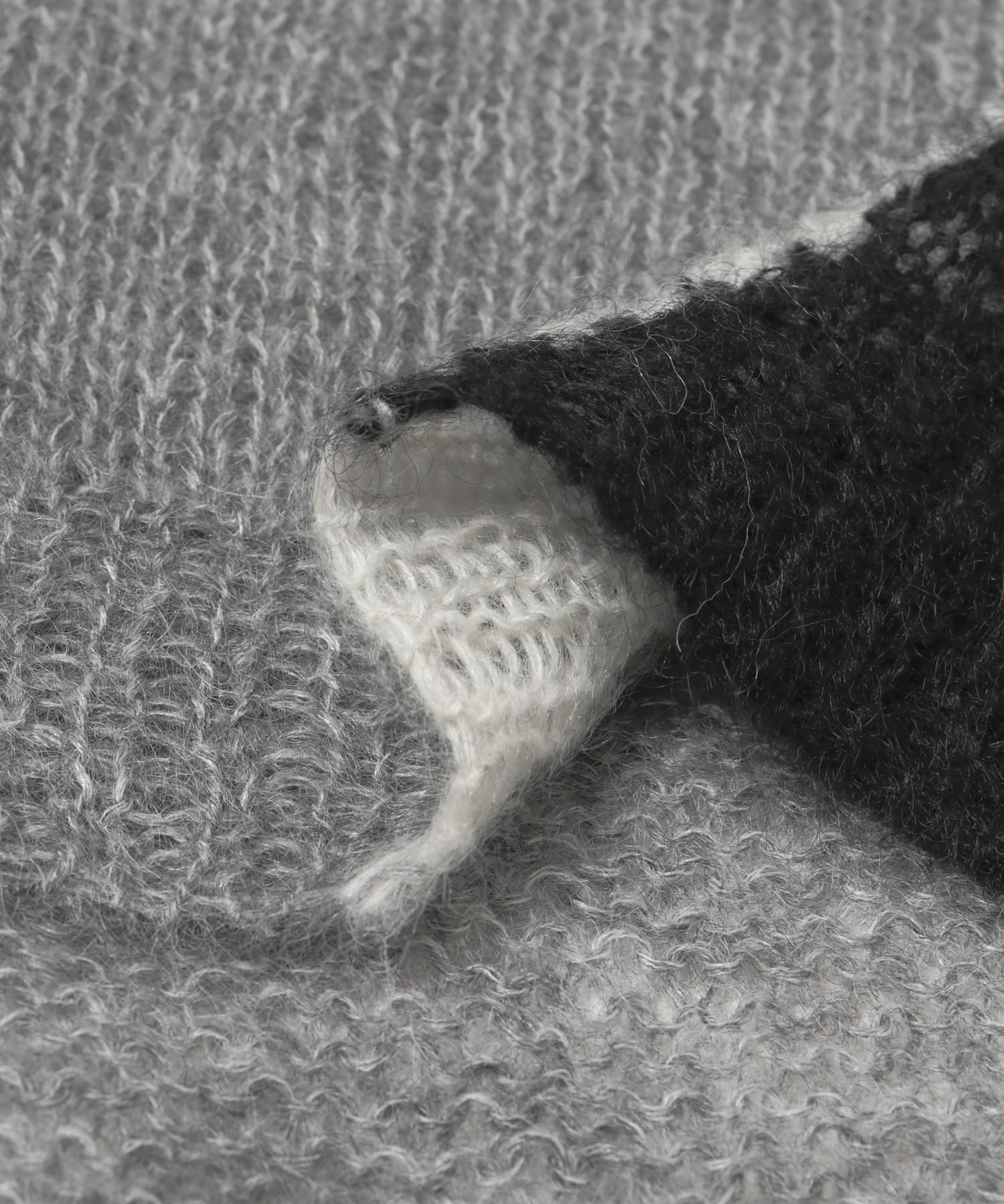 NOMA.　HandKnitted MohairSweater Black 1