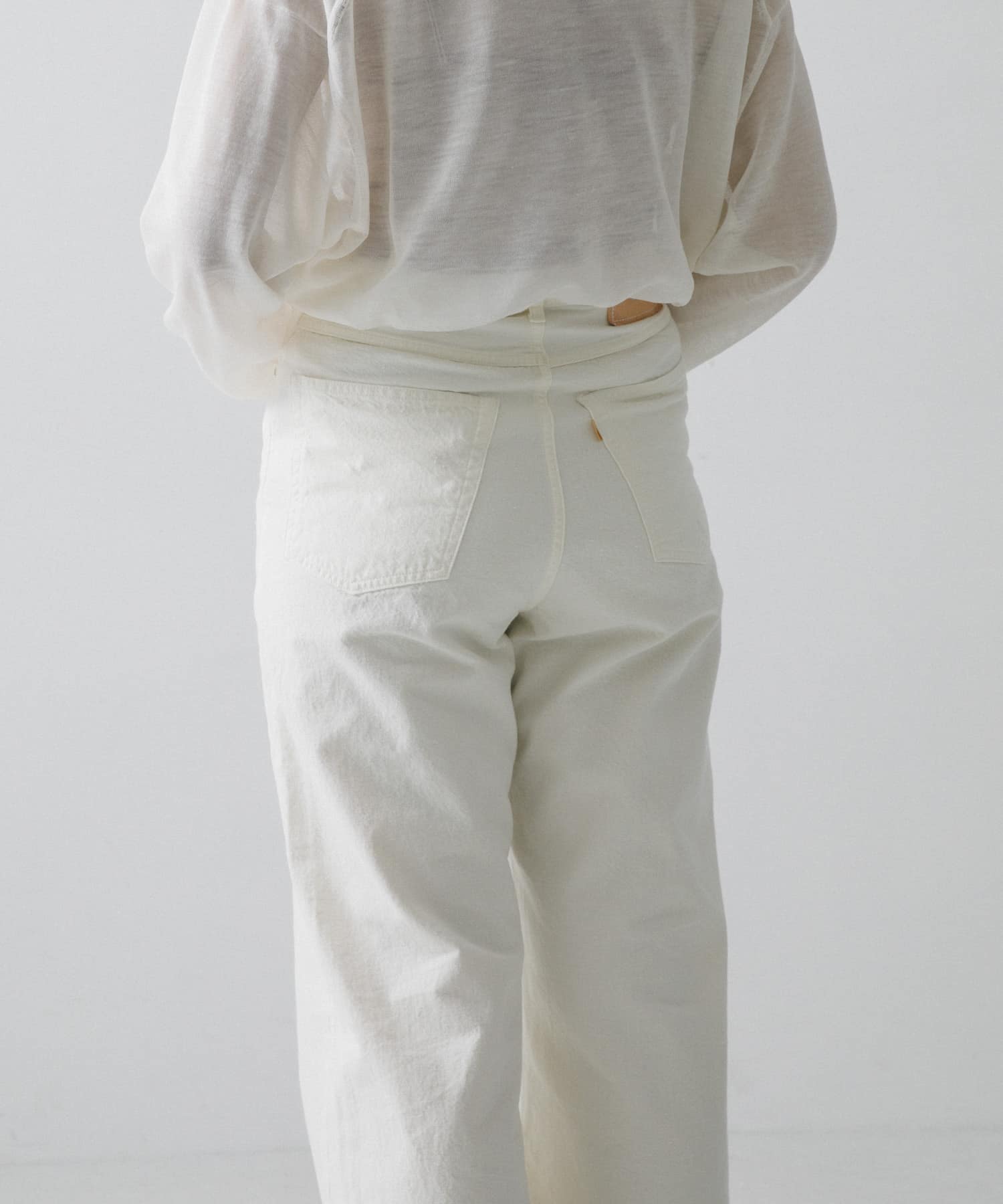 HERILL　Nepdenim widepants White 0