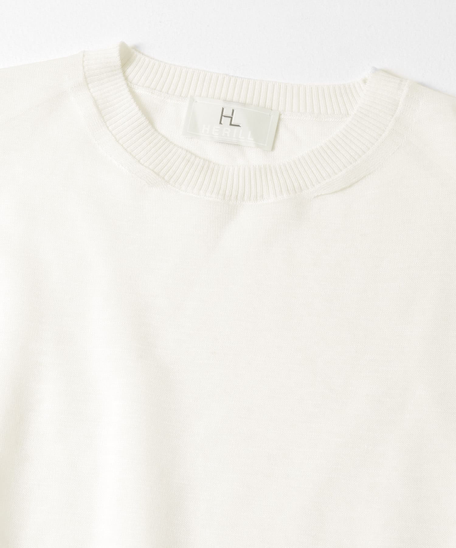 HERILL　Ramie Deadstock Sweater White 0
