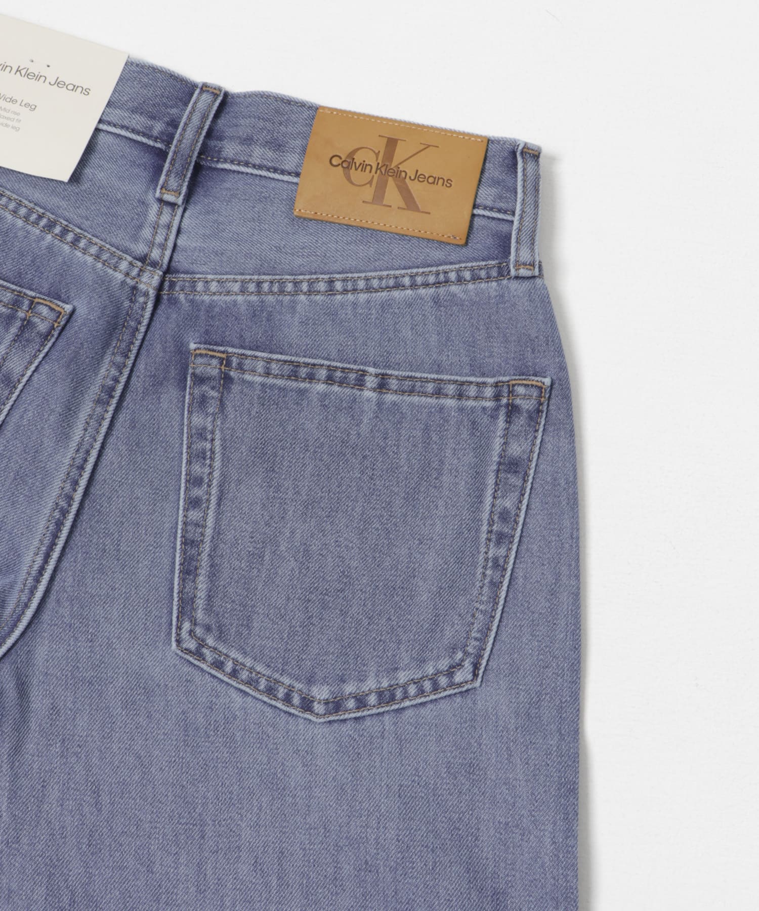 Calvin Klein　THE WIDE LEG WASHED SHORE 37.5 WASH SHORE 25