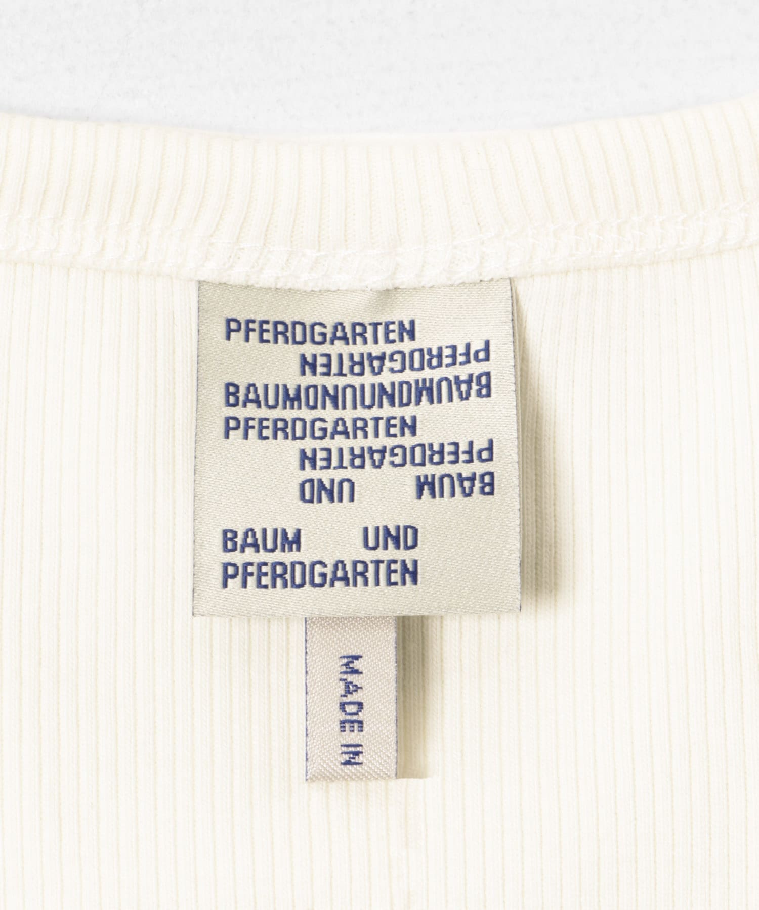 BAUM UND PFERDGARTEN　L/S Y-SHIRTS EGRET M