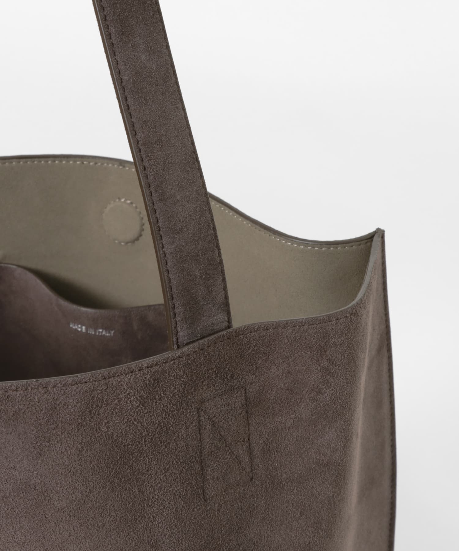 STUDIO NICHOLSON　NS-TOTE SUEDE CONKER FREE