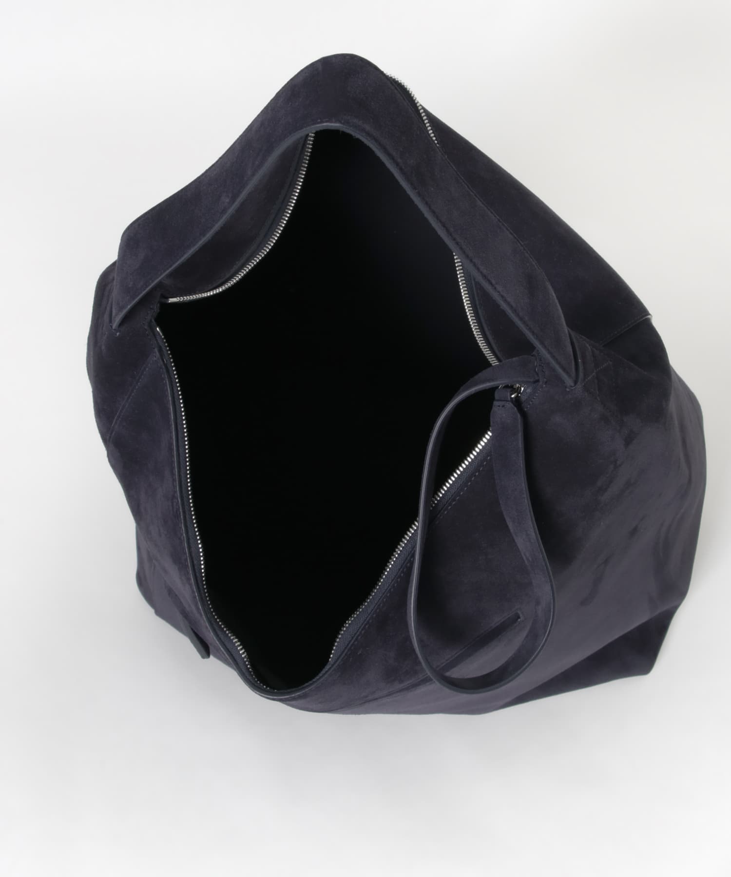 STUDIO NICHOLSON　HOBO BAG TYPE2 SUEDE D NAVY FREE