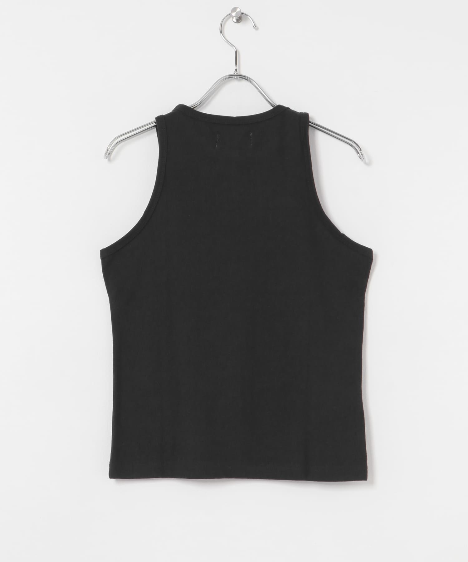 SUKU HOME　FRILL SWIRL TANK EBONY S
