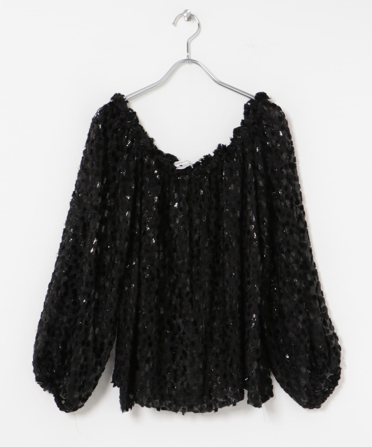 COUTURE D’ADAME　Silk Spots Offshoulder BL