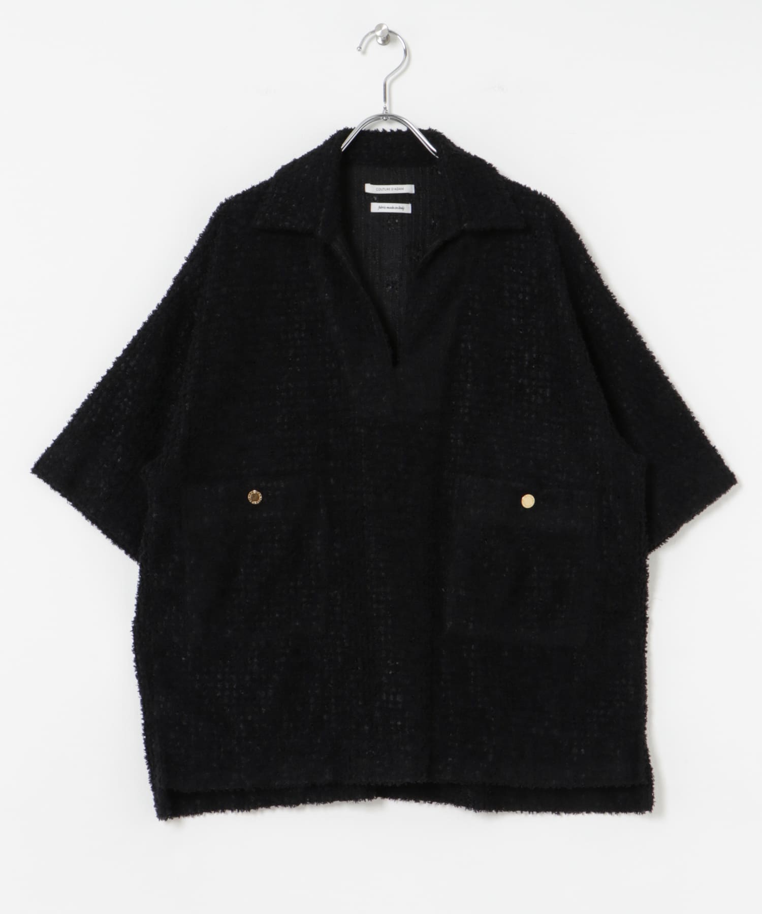 COUTURE D’ADAME　Deauville Skipper Shirts BLACK 38
