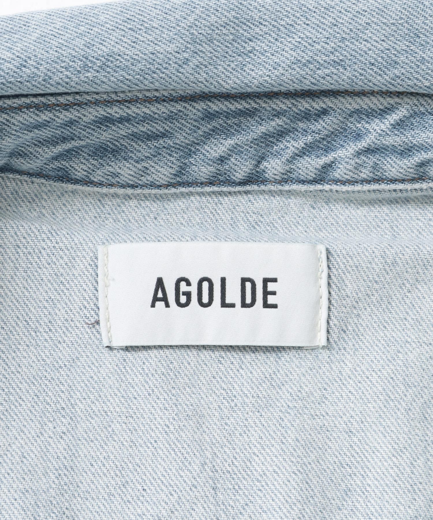 AGOLDE　RONA BOX SHIRT IN EFFECT effect S