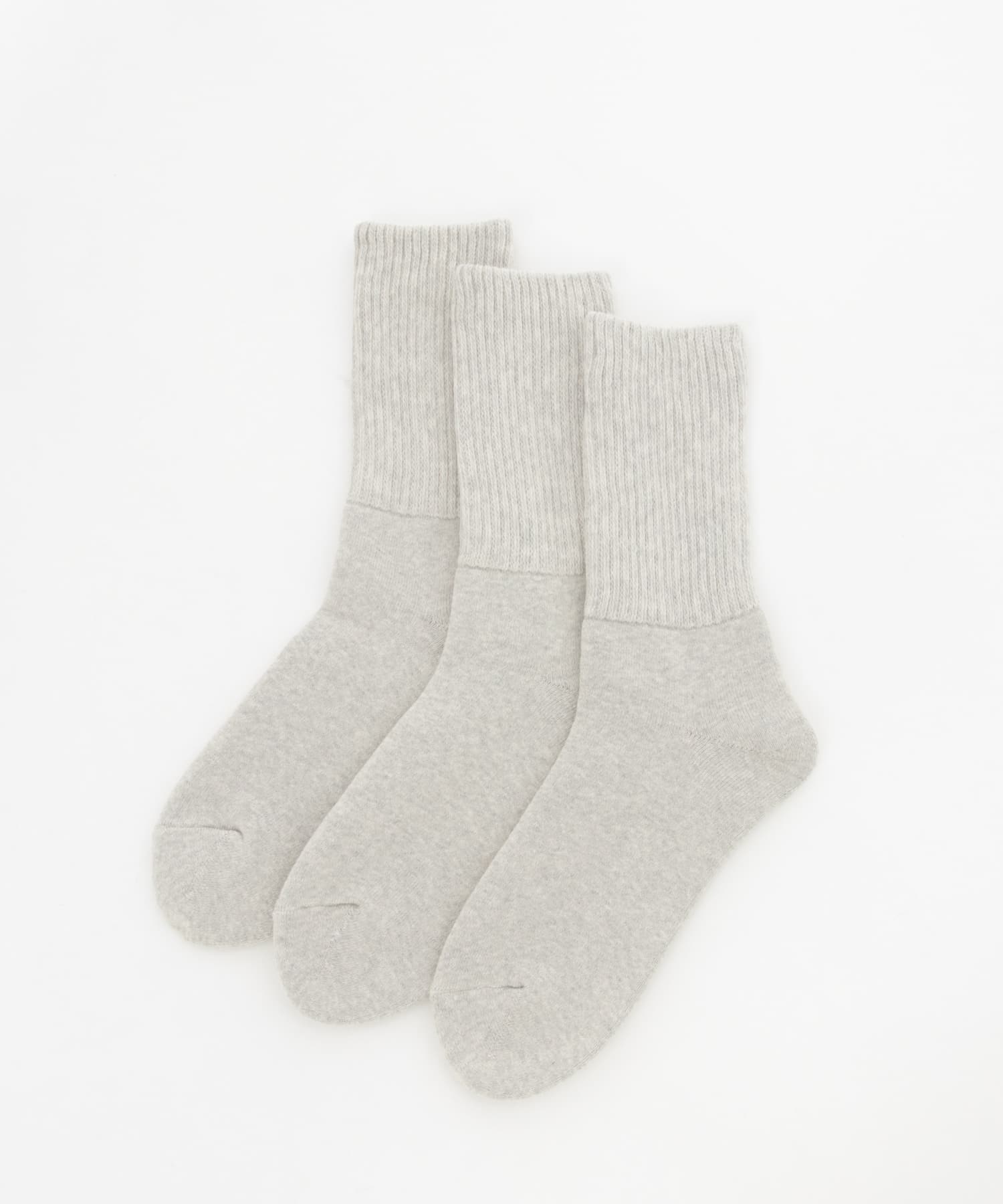 COOME　COOME SOCKS GREY FREE