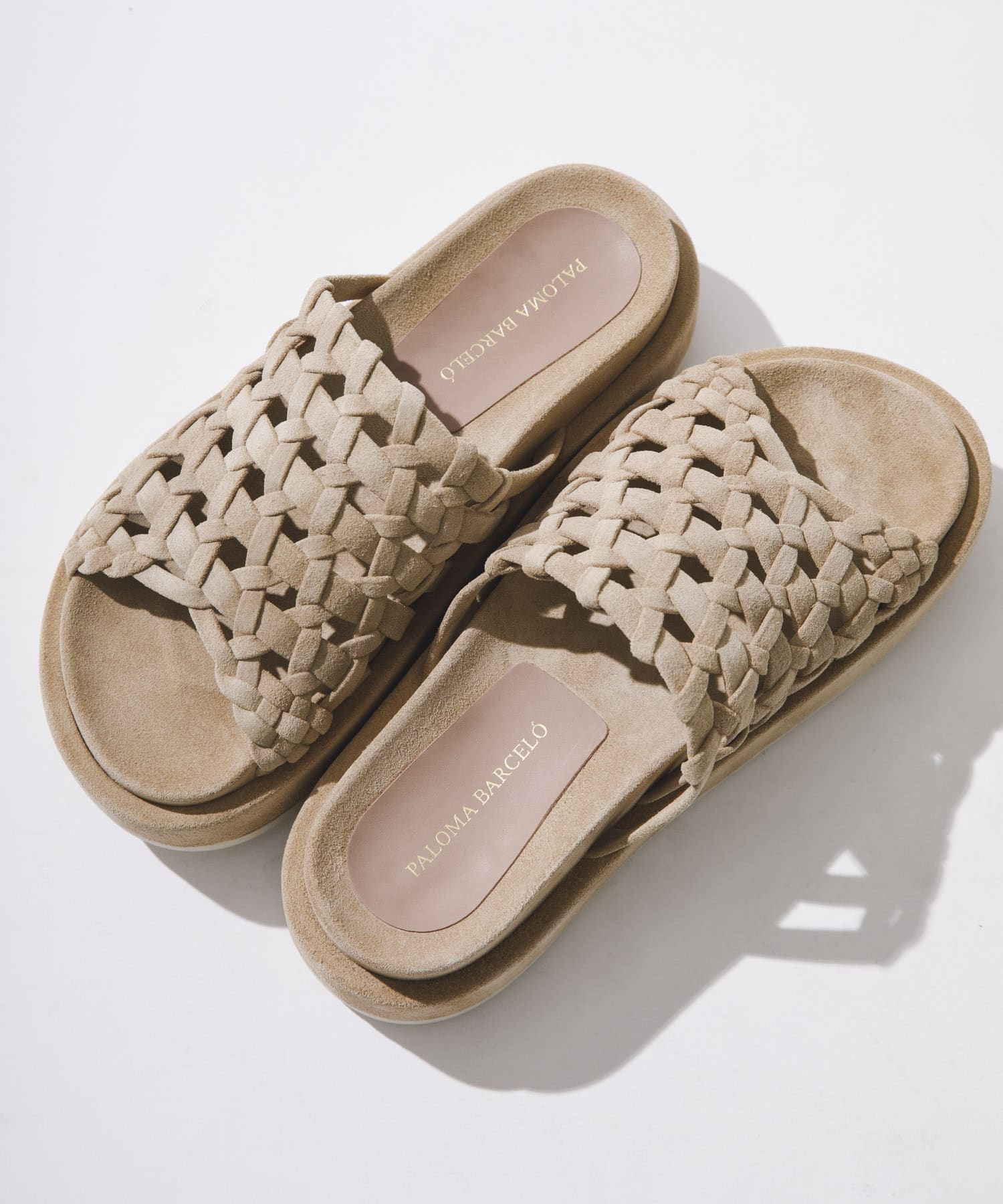 PALOMA BARCELO　FINE SUEDE SANDAL