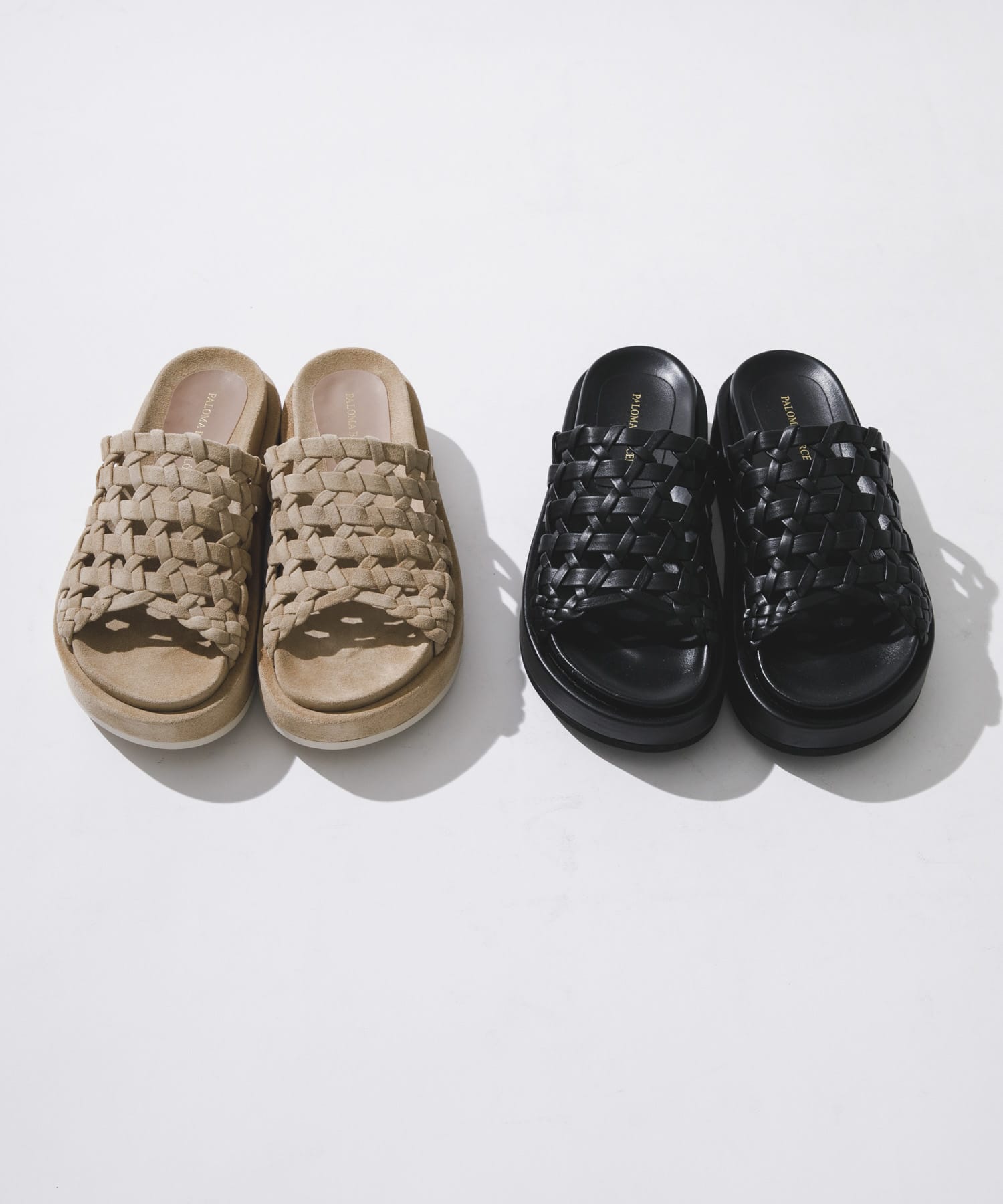 PALOMA BARCELO　NAPPA SANDAL BLACK 36