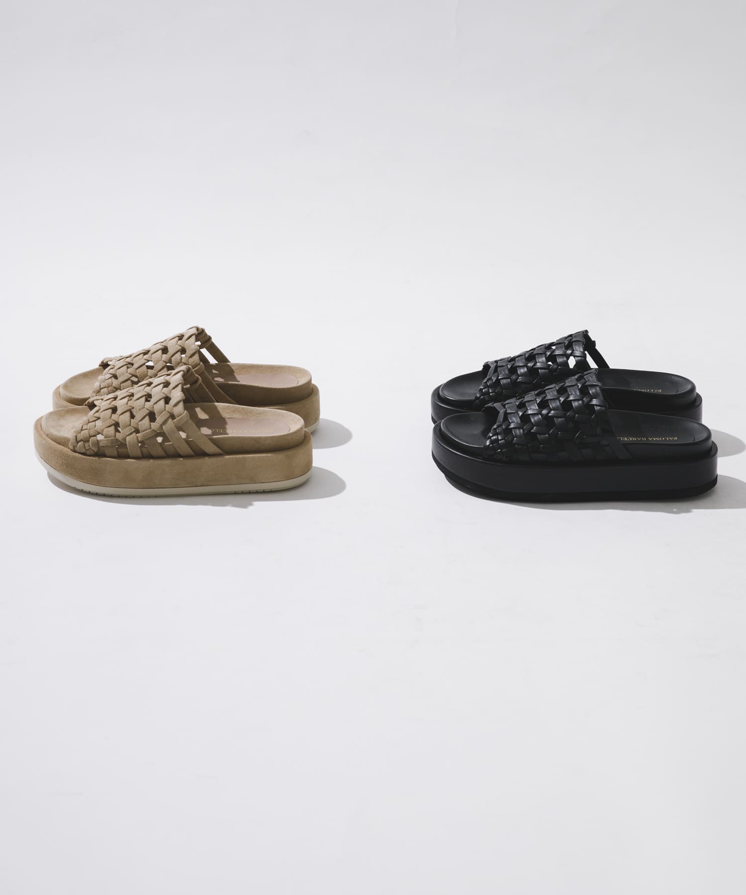 PALOMA BARCELO　NAPPA SANDAL BLACK 36