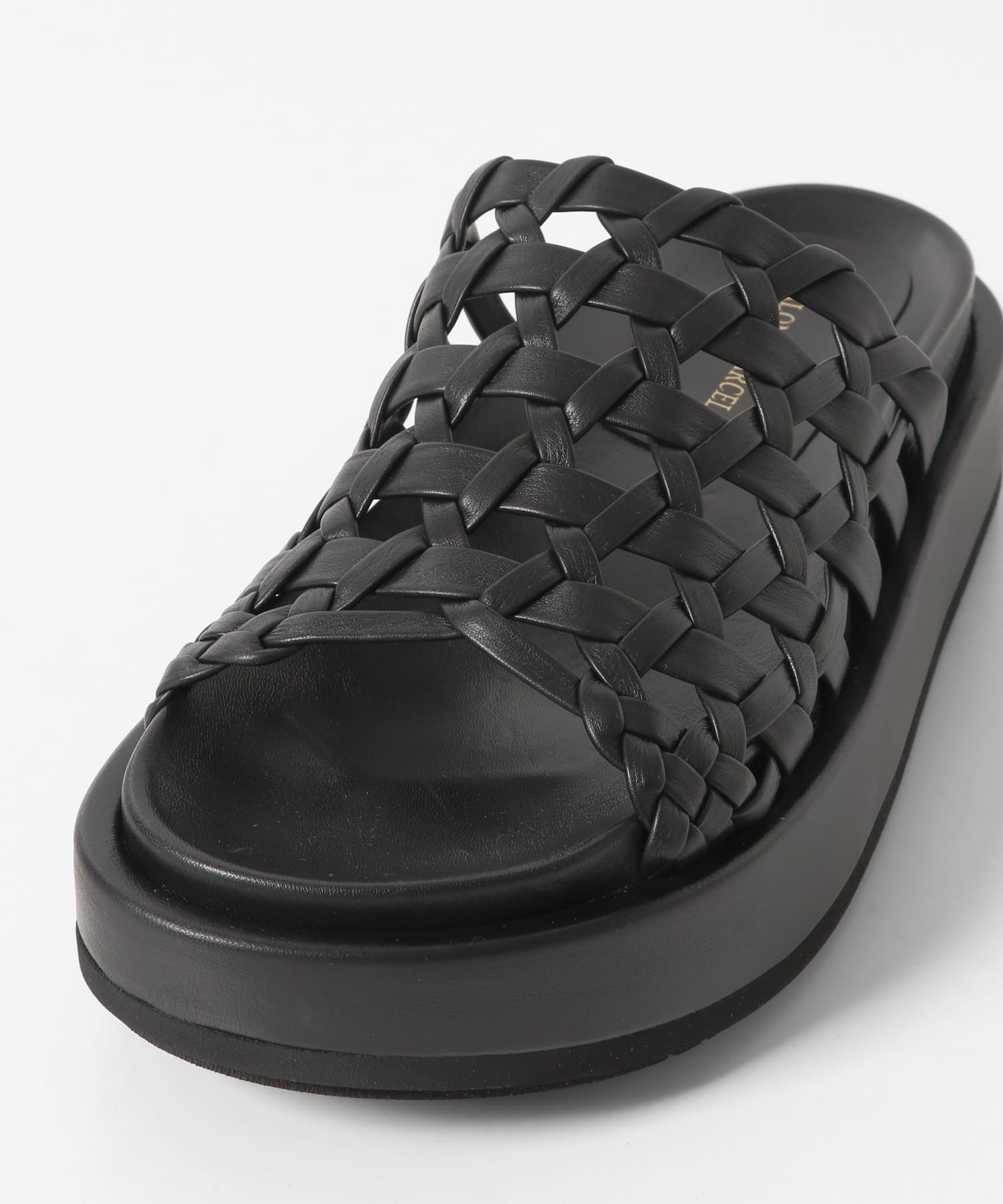 PALOMA BARCELO　NAPPA SANDAL BLACK 36