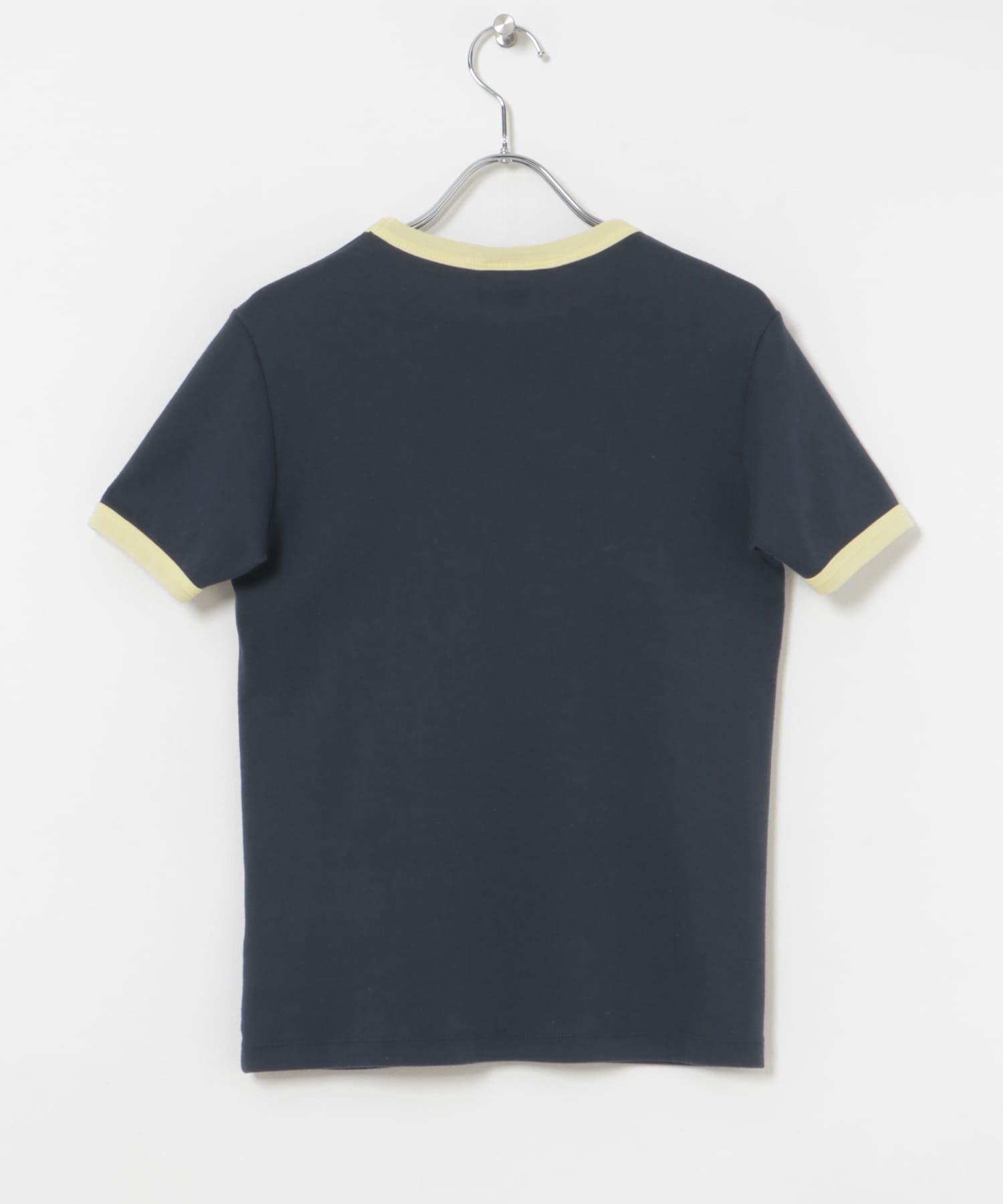 Girls department Club　The trim tee Navy×L.yellow FREE