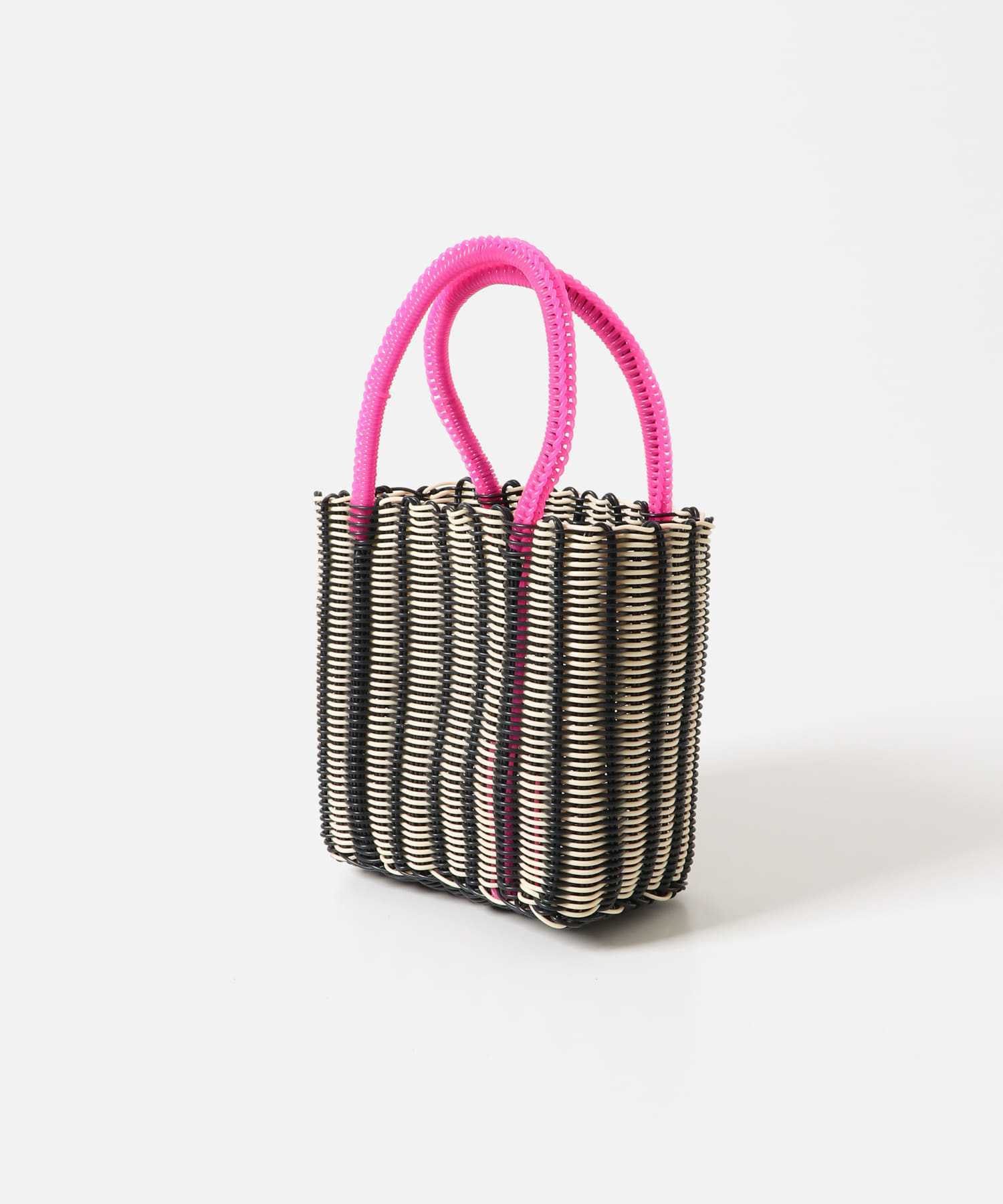 LALO　Dita Small BK×WH/PNK S