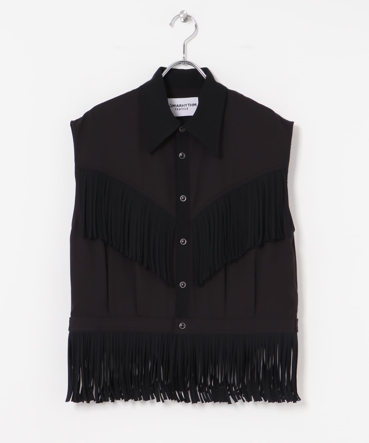NOMARHYTHM TEXTILE　Fringe Vest