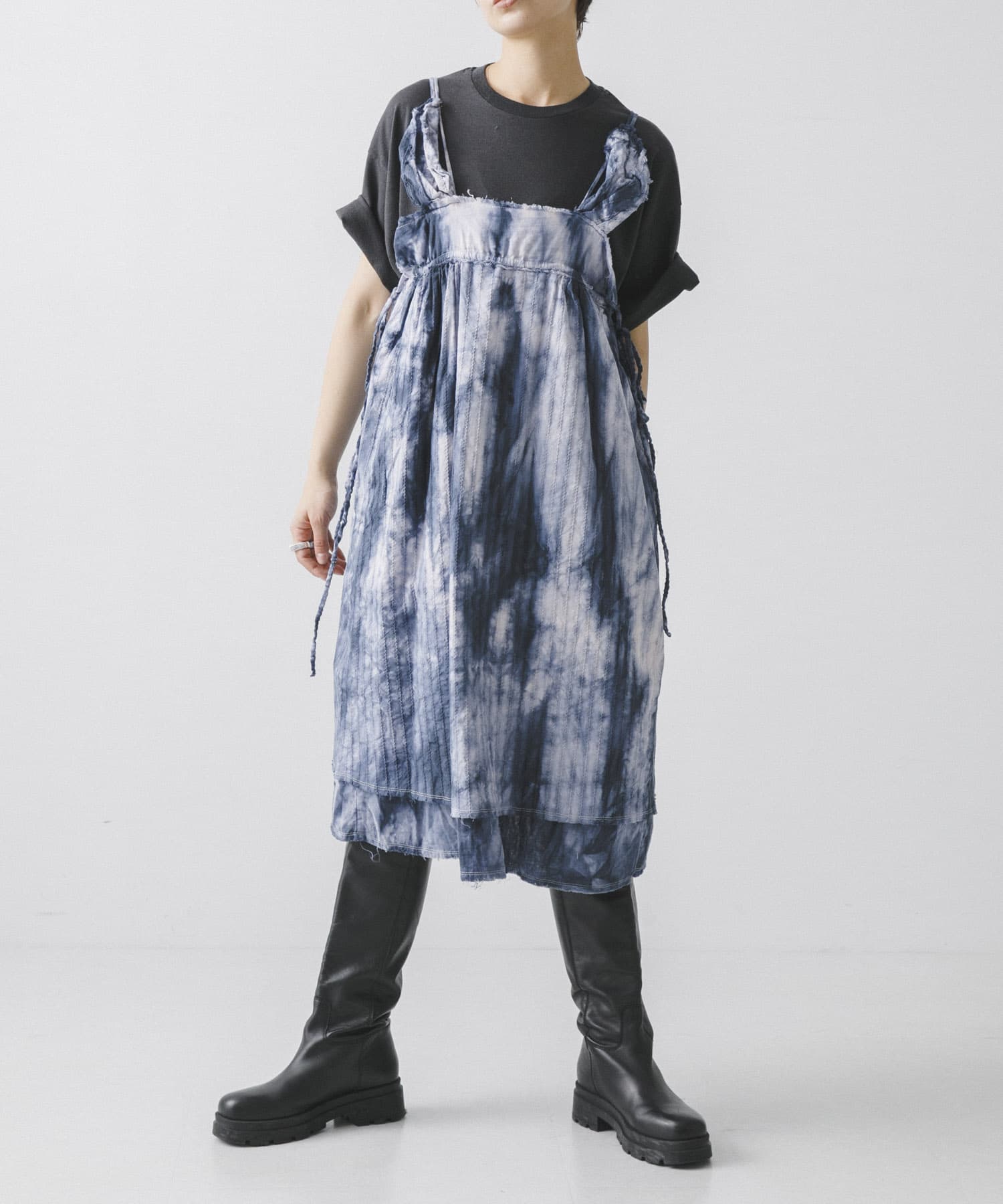 NOMARHYTHM TEXTILE　Hand Dye Bohemian Dress