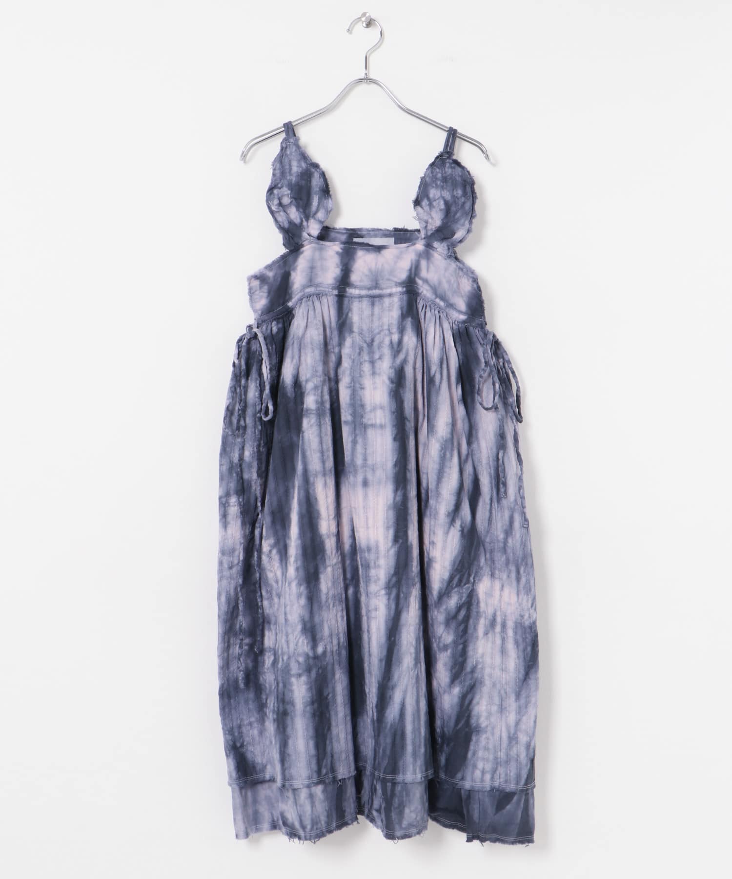 NOMARHYTHM TEXTILE　Hand Dye Bohemian Dress PINK 1