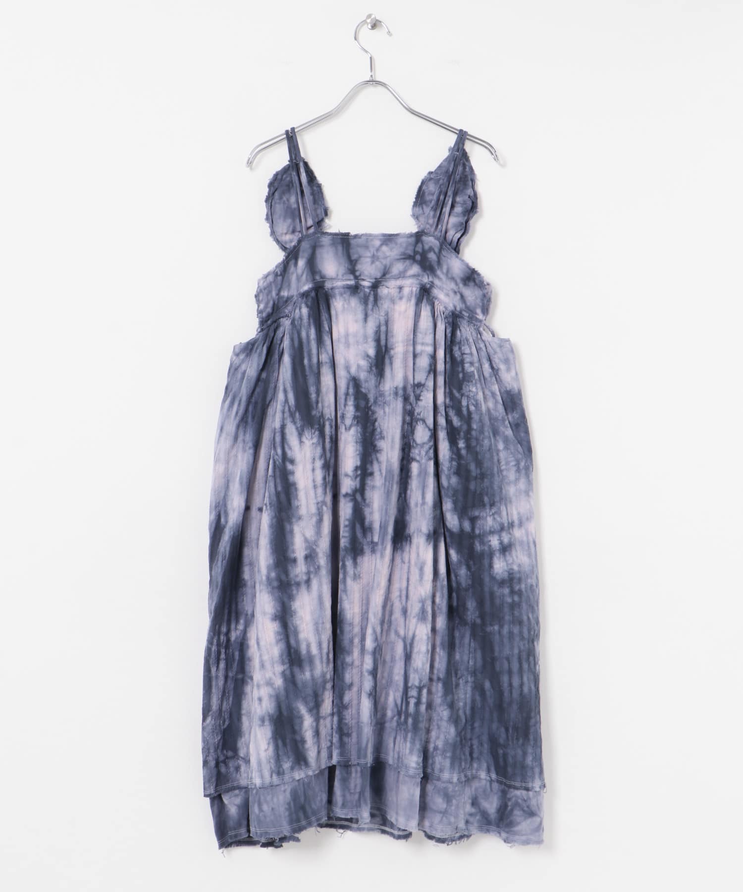 NOMARHYTHM TEXTILE　Hand Dye Bohemian Dress PINK 1