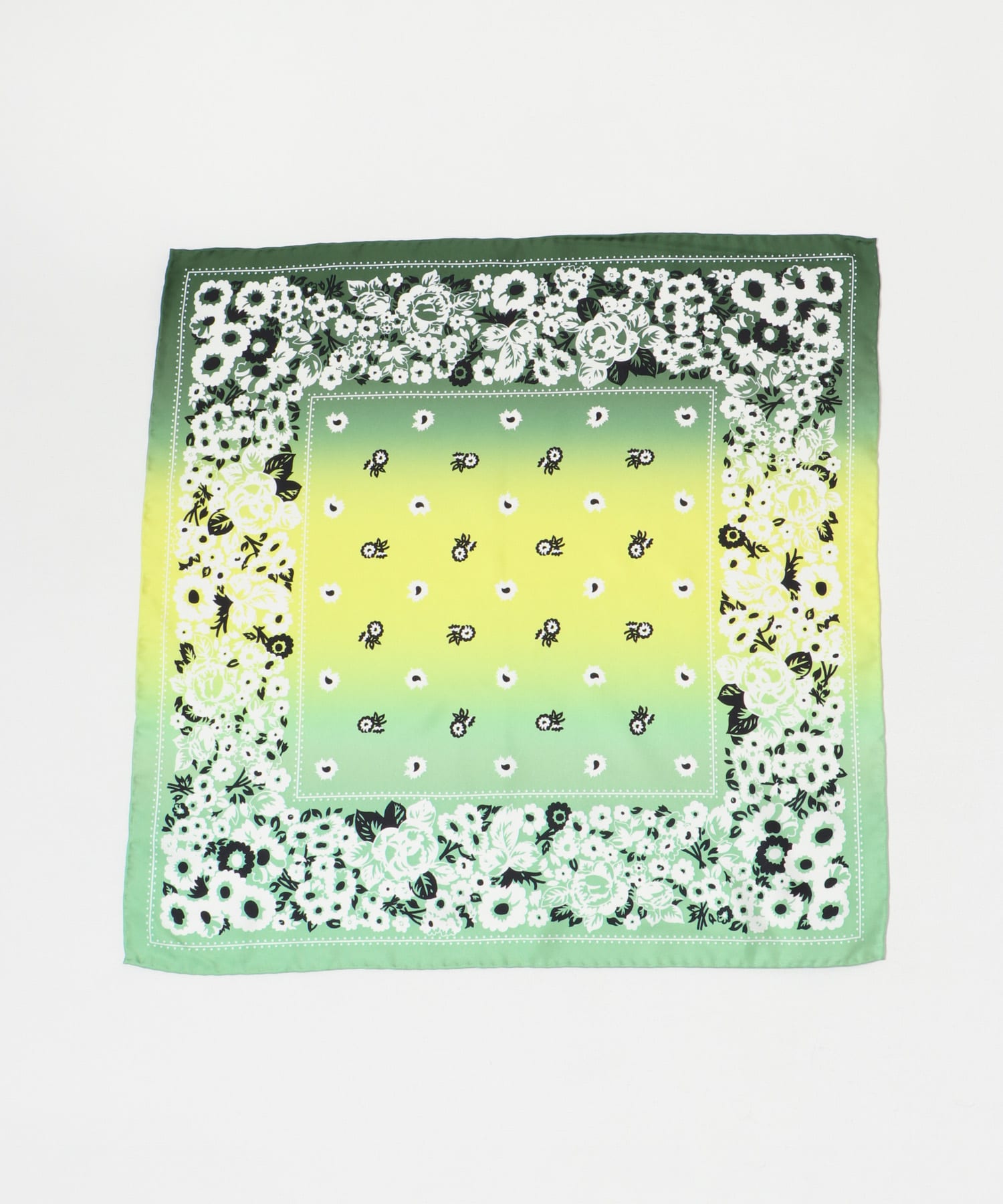 NOMARHYTHM TEXTILE　Dyg Gradation Silk Bandana