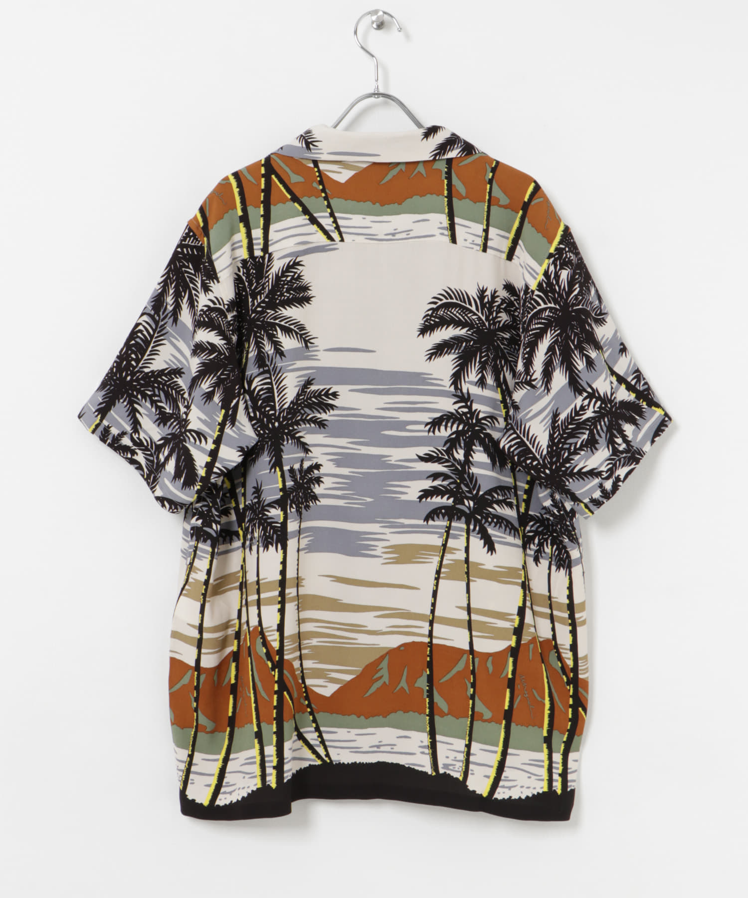 NOMARHYTHM TEXTILE　Palm Tree Summer Shirt BEIGE 2