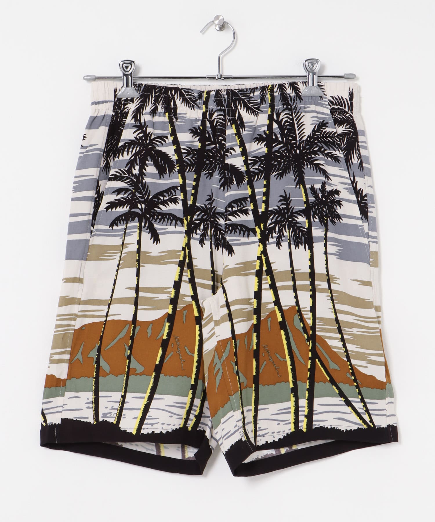 NOMARHYTHM TEXTILE　Palm Tree Short BEIGE 1