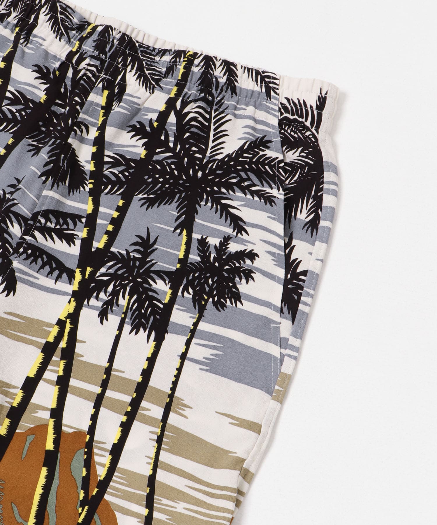 NOMARHYTHM TEXTILE　Palm Tree Short BEIGE 1