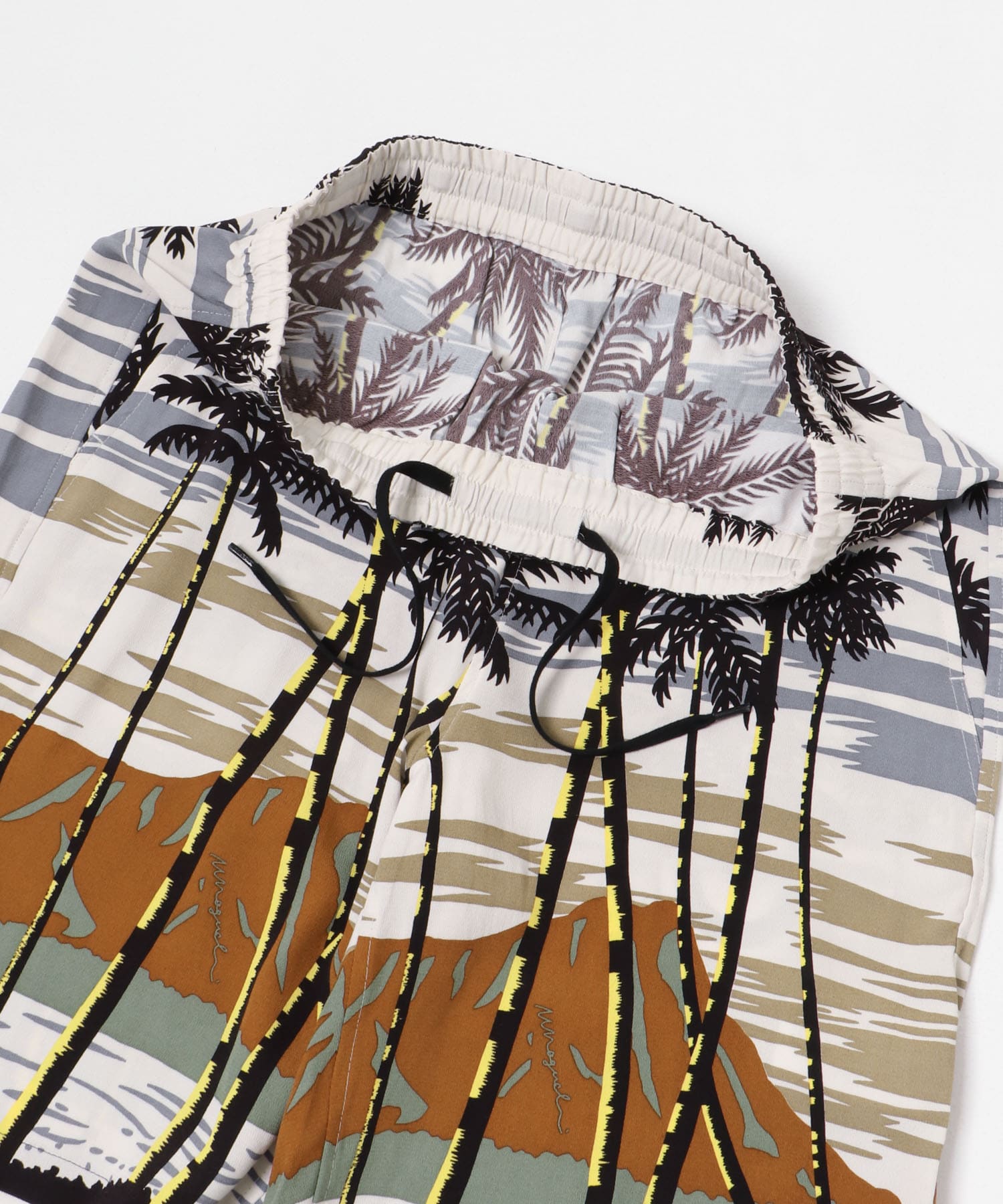 NOMARHYTHM TEXTILE　Palm Tree Short BEIGE 1
