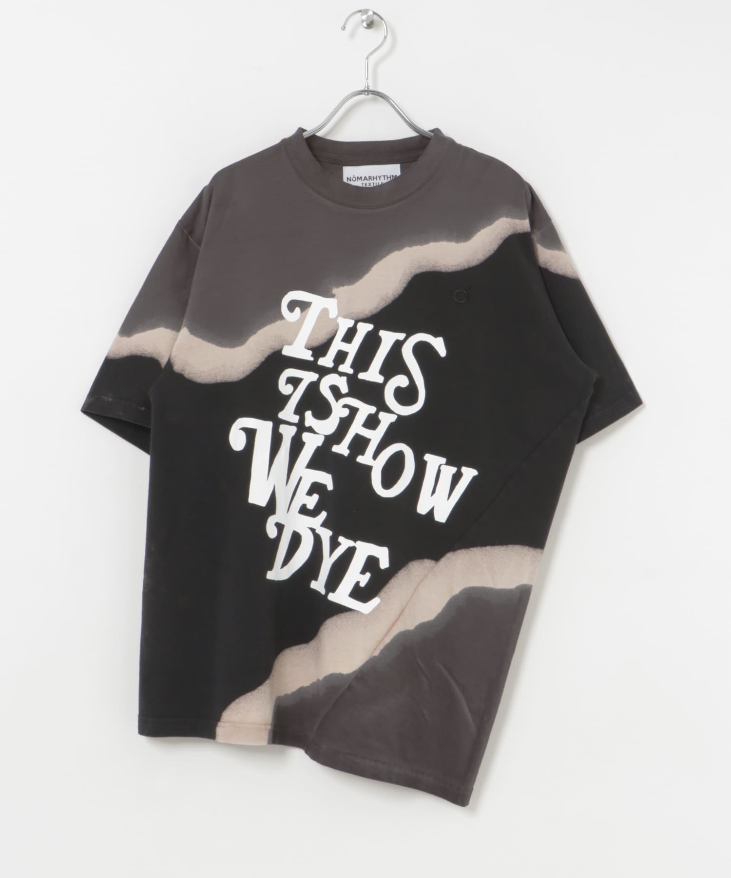 NOMARHYTHM TEXTILE　Hand Dye Twist Tee-Print