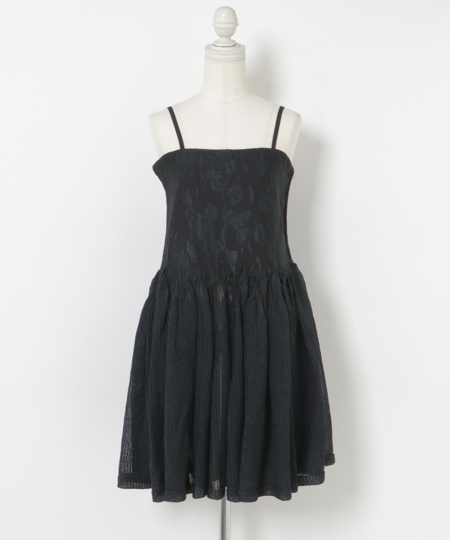 ODAKHA　grungeflower flared dress