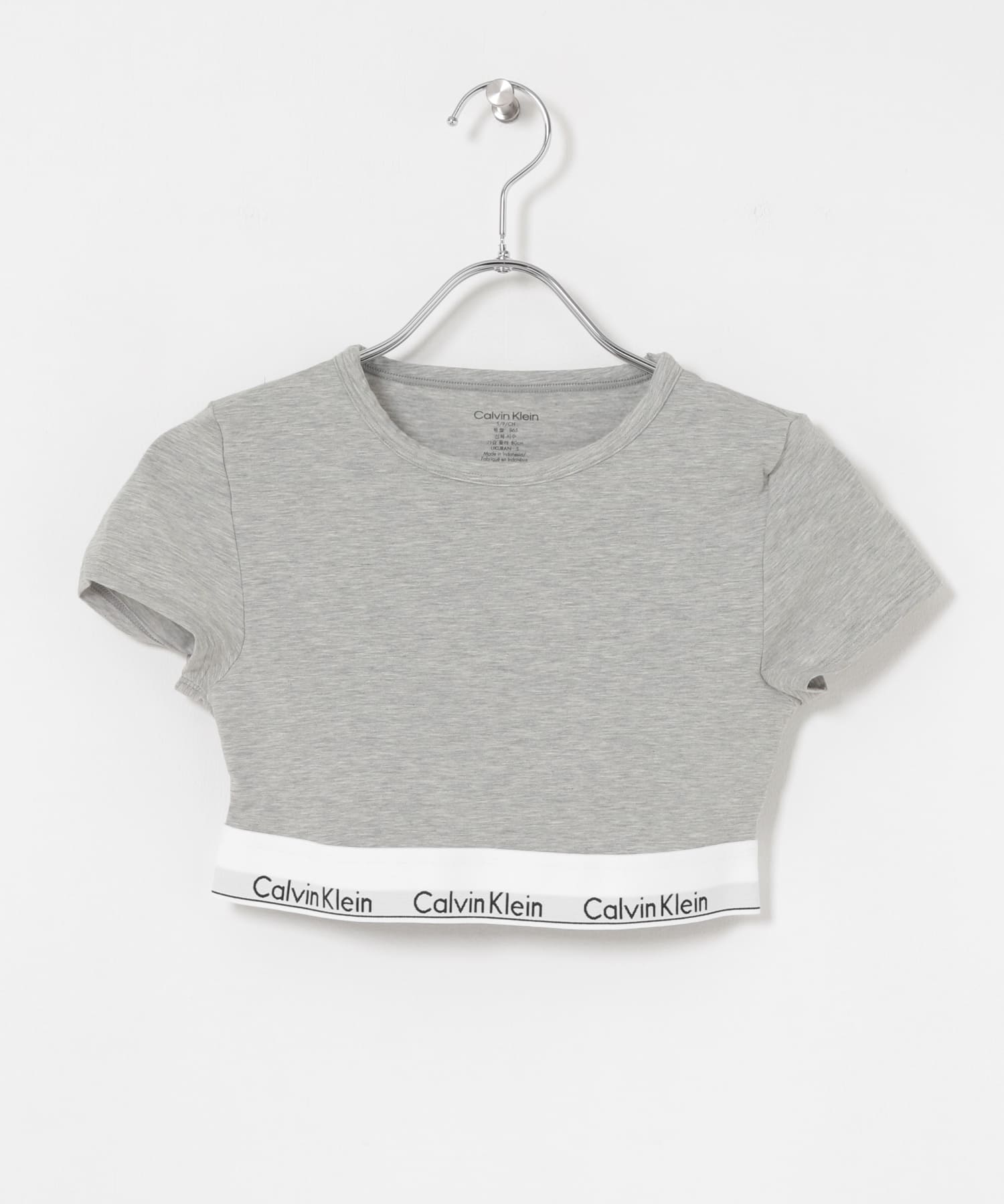 Calvin Klein　T-SHIRTS BRALETTE P7A-GREY L