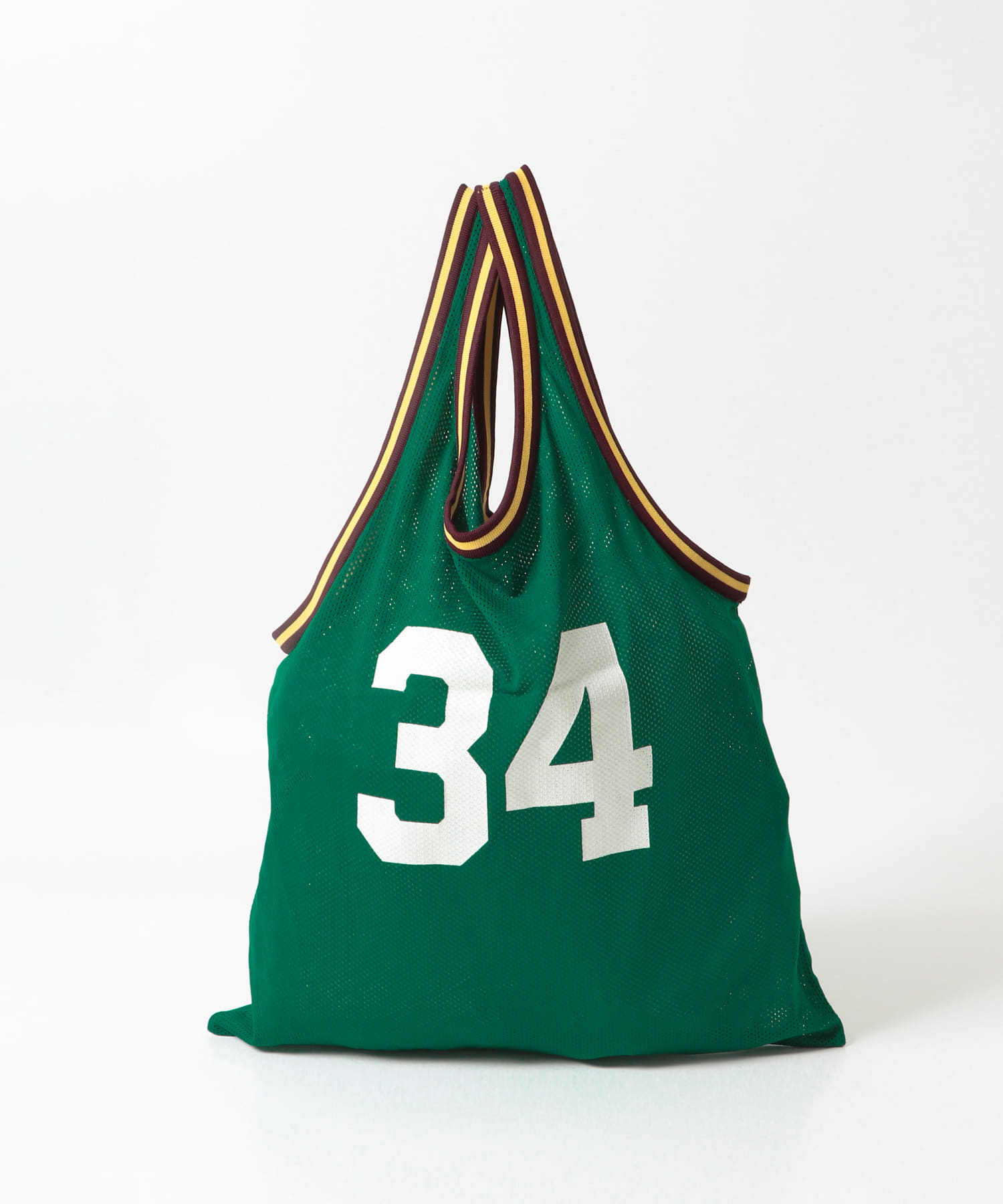 St.Johns 3rd club　Mesh BAG GRN×WHT FREE