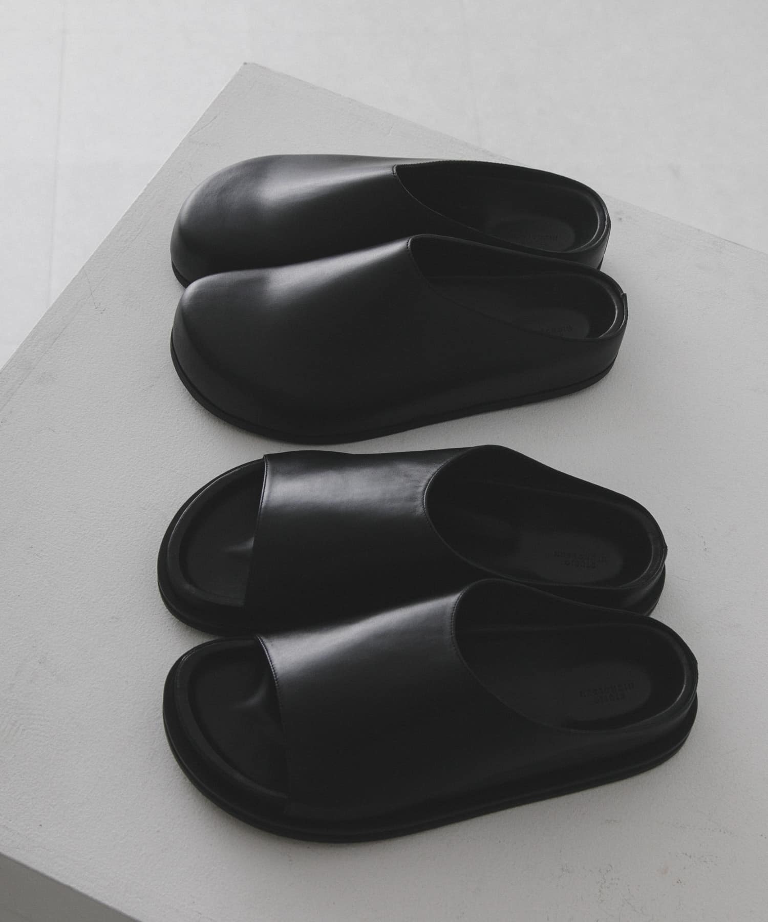 STUDIO NICHOLSON　SLIIP ON CLOG BLACK 36
