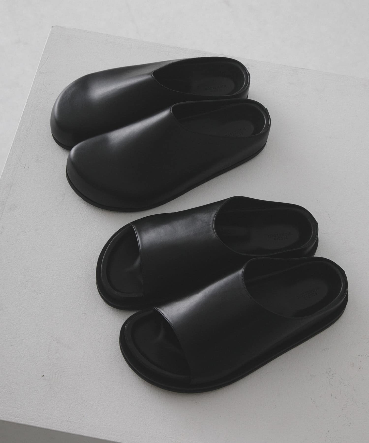 STUDIO NICHOLSON　SLIIDE SANDAL BLACK 36