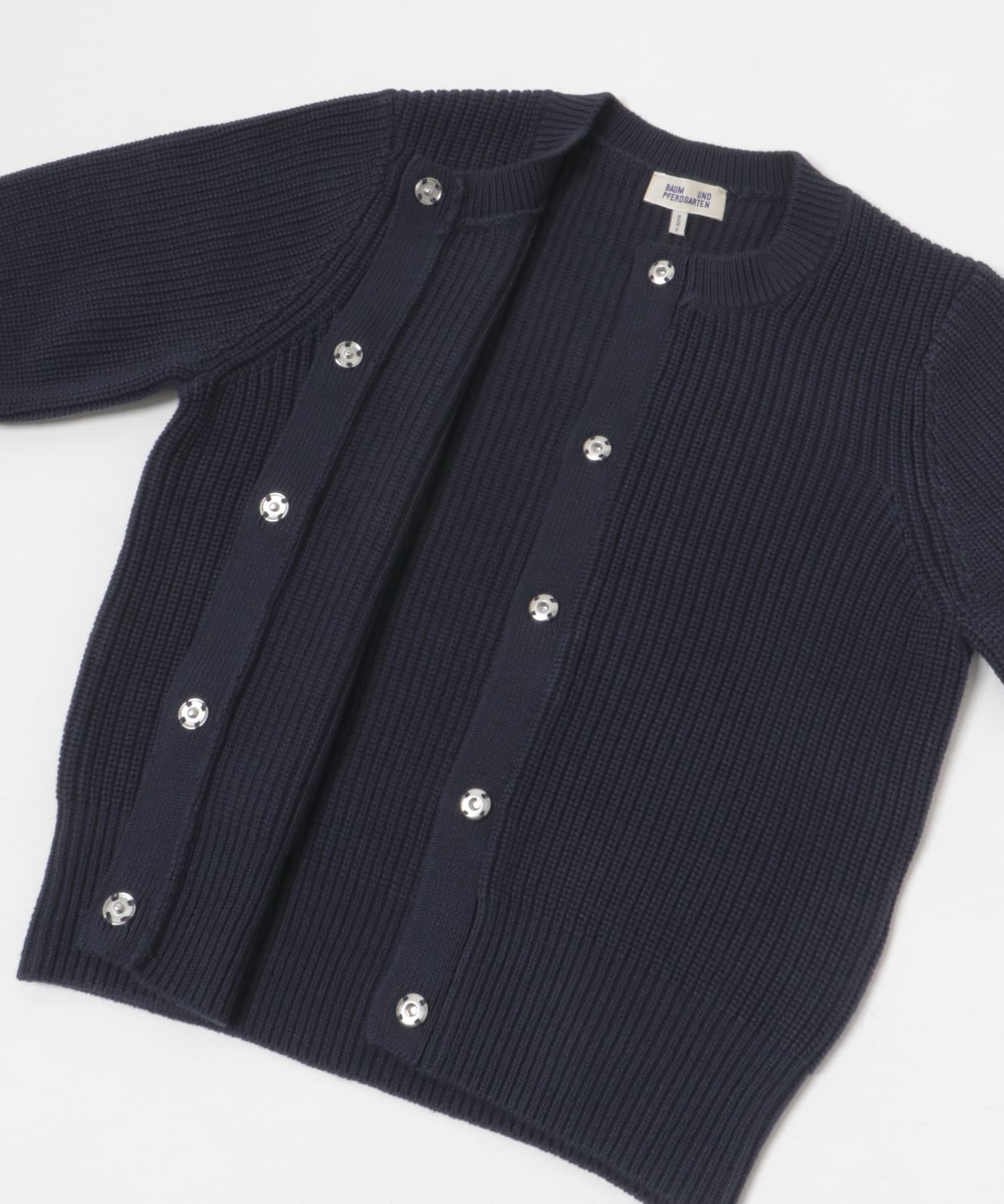 BAUM UND PFERDGARTEN　COTTON CARDIGAN B BLUE S