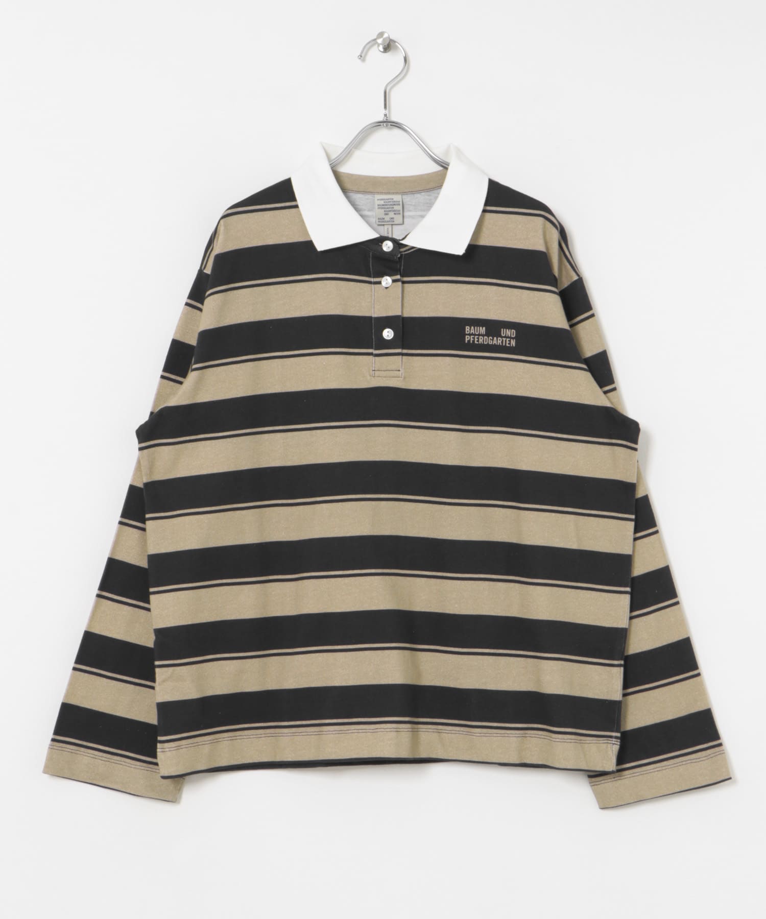 BAUM UND PFERDGARTEN　ORGANIC SPORTS J L/S POLO SAVANNAH S