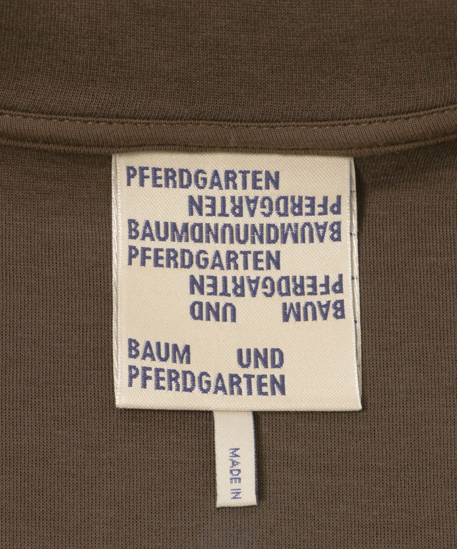 BAUM UND PFERDGARTEN　SCUBA ZIP UP HOT FUDGE S