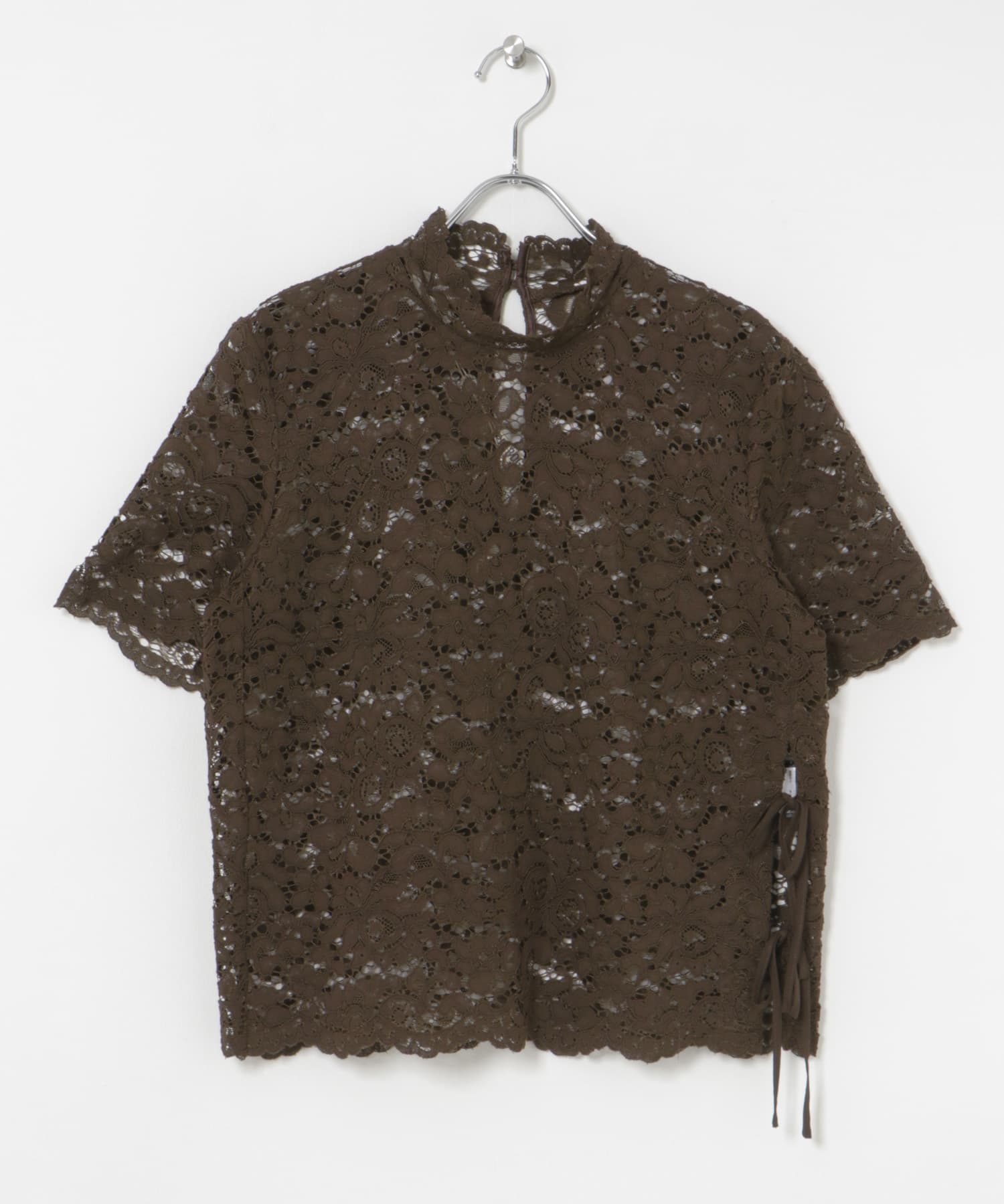 BAUM UND PFERDGARTEN　LACE BLOUSE HOT FUDGE 36