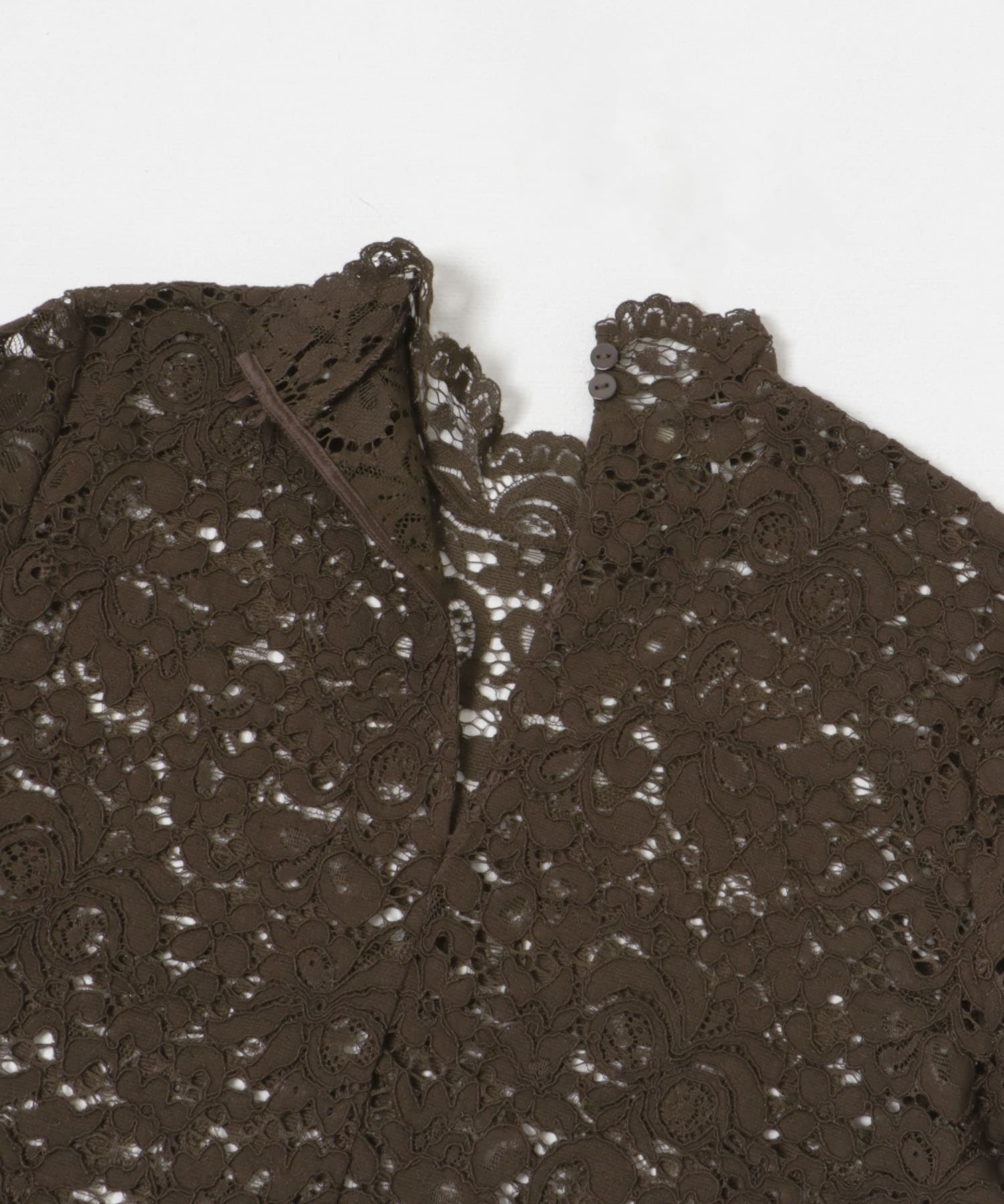 BAUM UND PFERDGARTEN　LACE BLOUSE HOT FUDGE 36