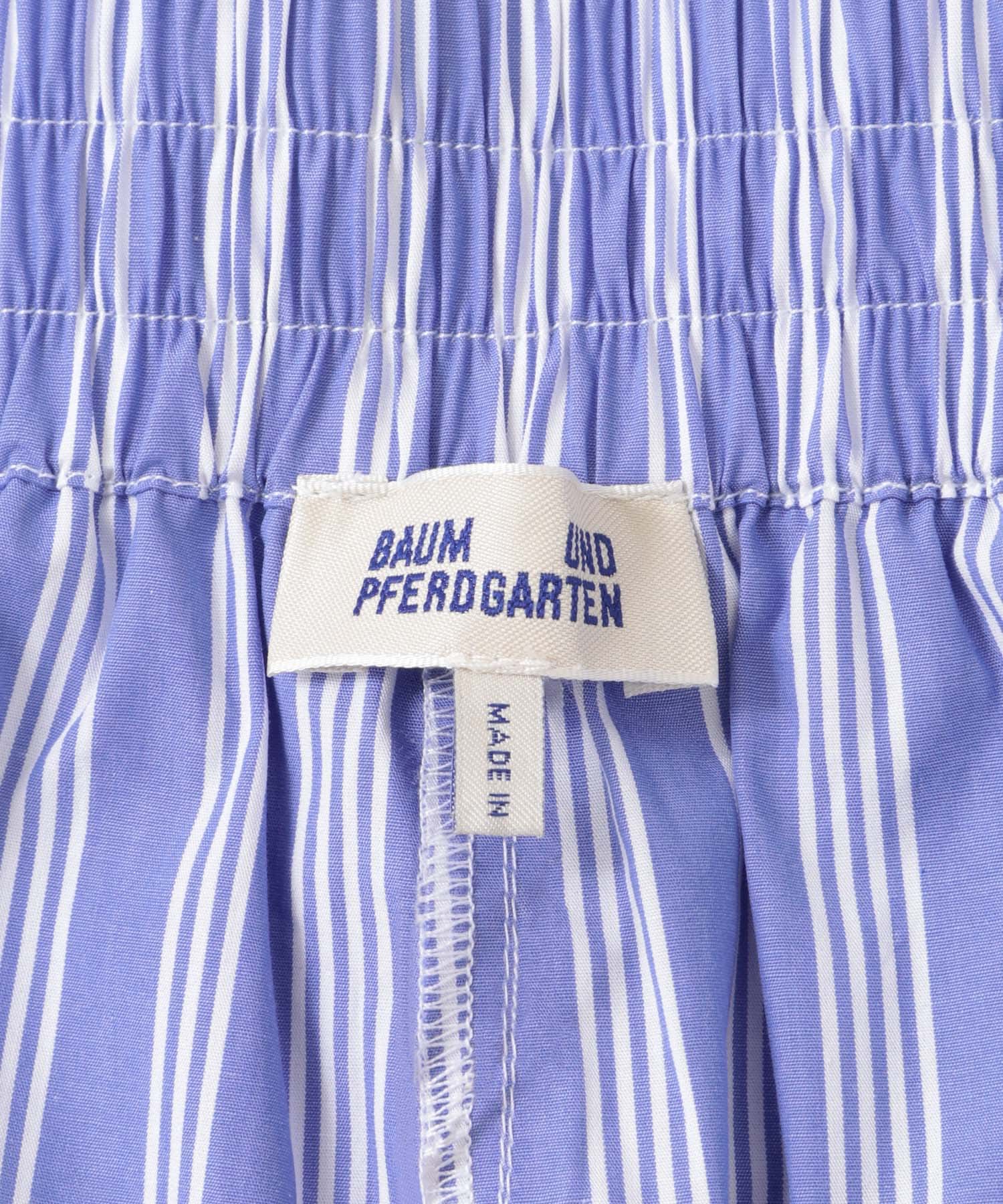 BAUM UND PFERDGARTEN　COTTON SHIRTING SHORTS BLUE 34