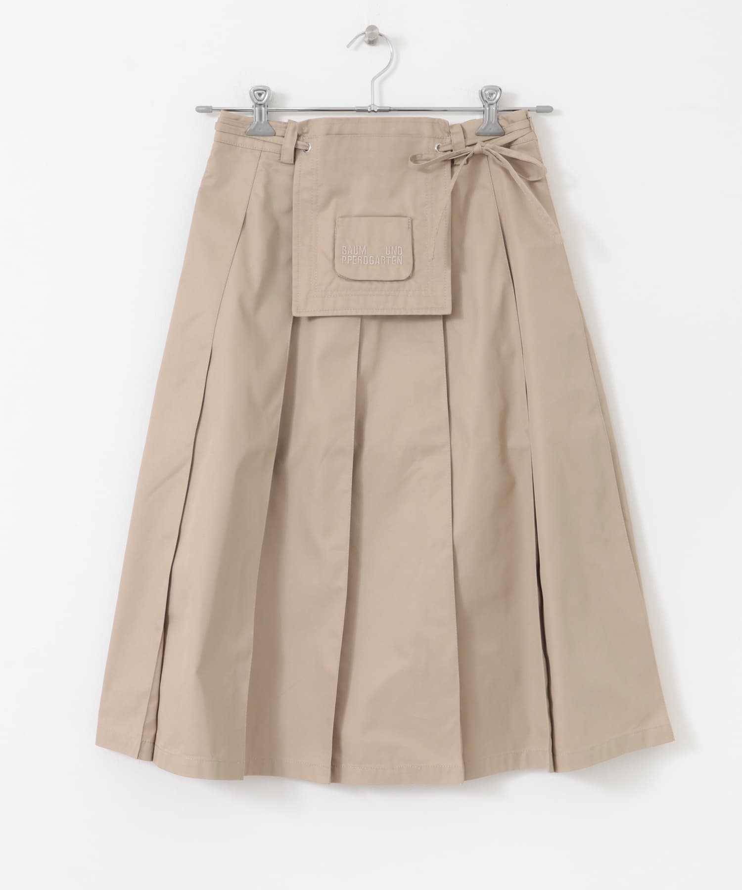 BAUM UND PFERDGARTEN　HEAVY COTTON SKIRT TAN 34