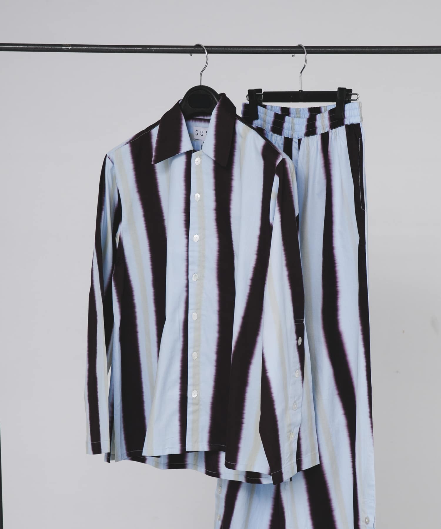 SUKU HOME　COTTON PLACKET PYJAMA SHIRT ELLIOT S