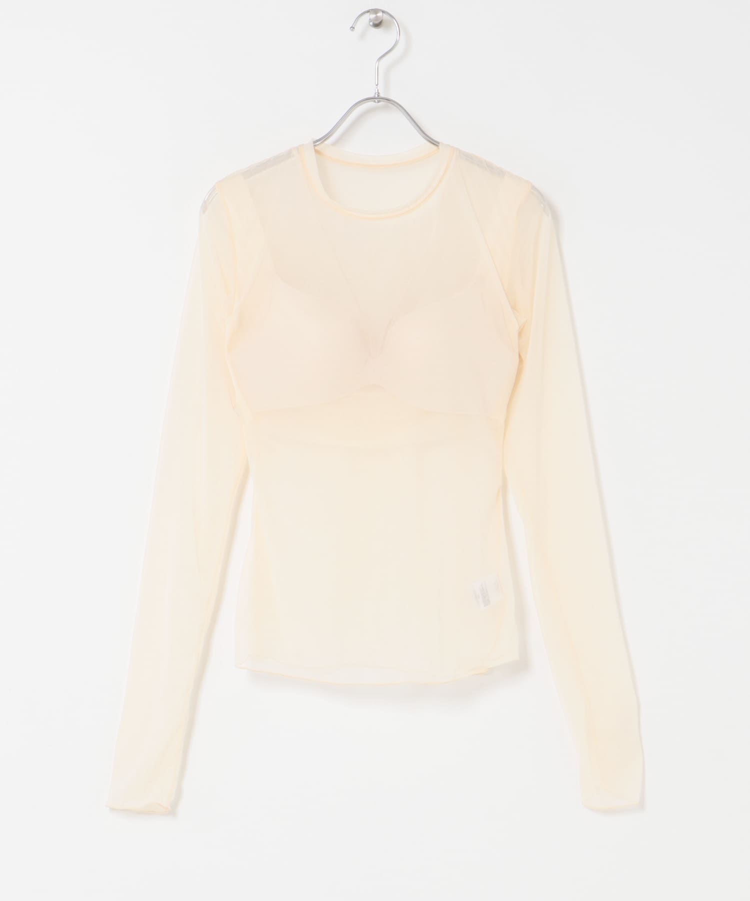 NICENICE MOMENT　MESH LS SHELL BEIGE 1